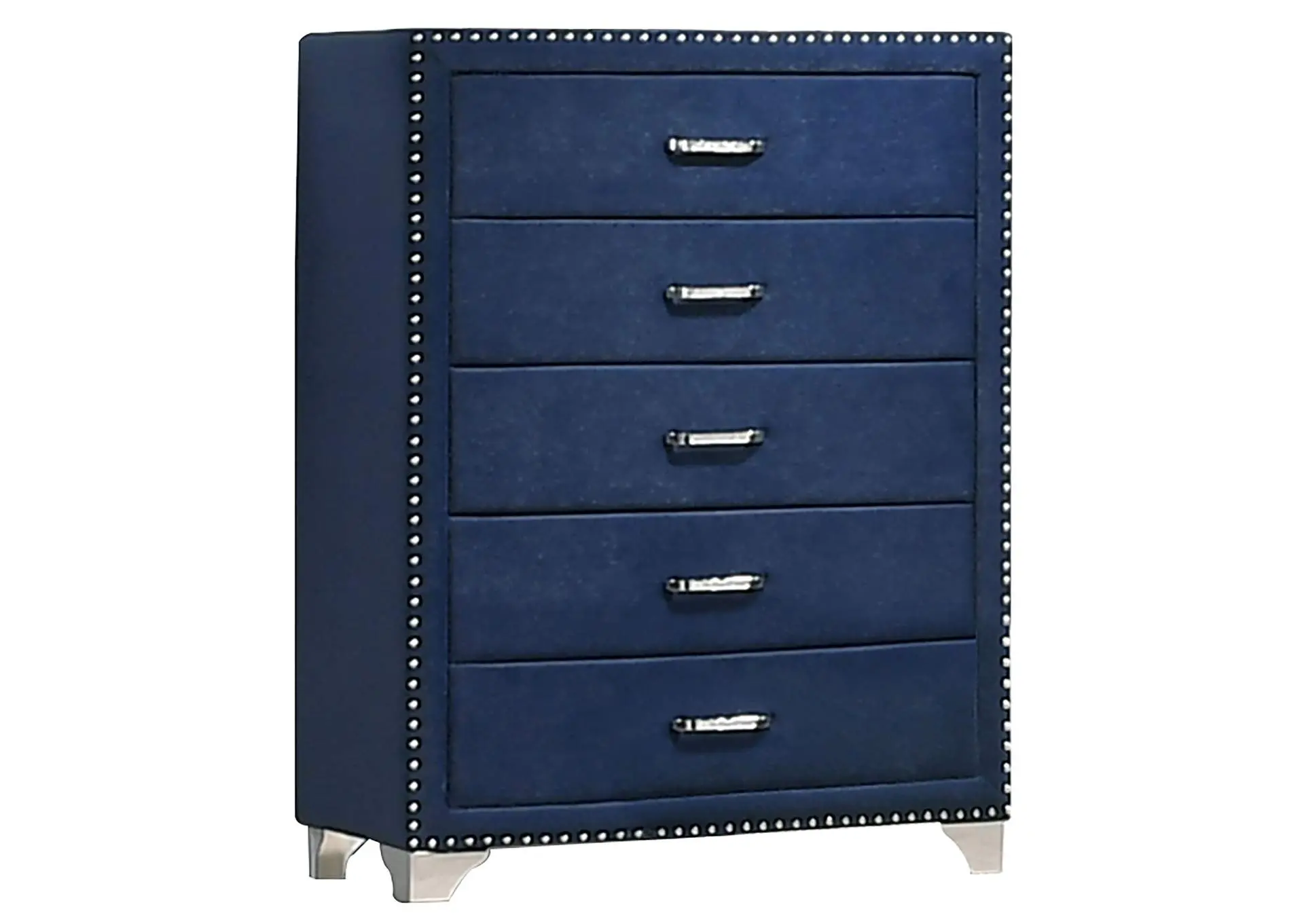 Melody 5-drawer Bedroom Chest Pacific Blue