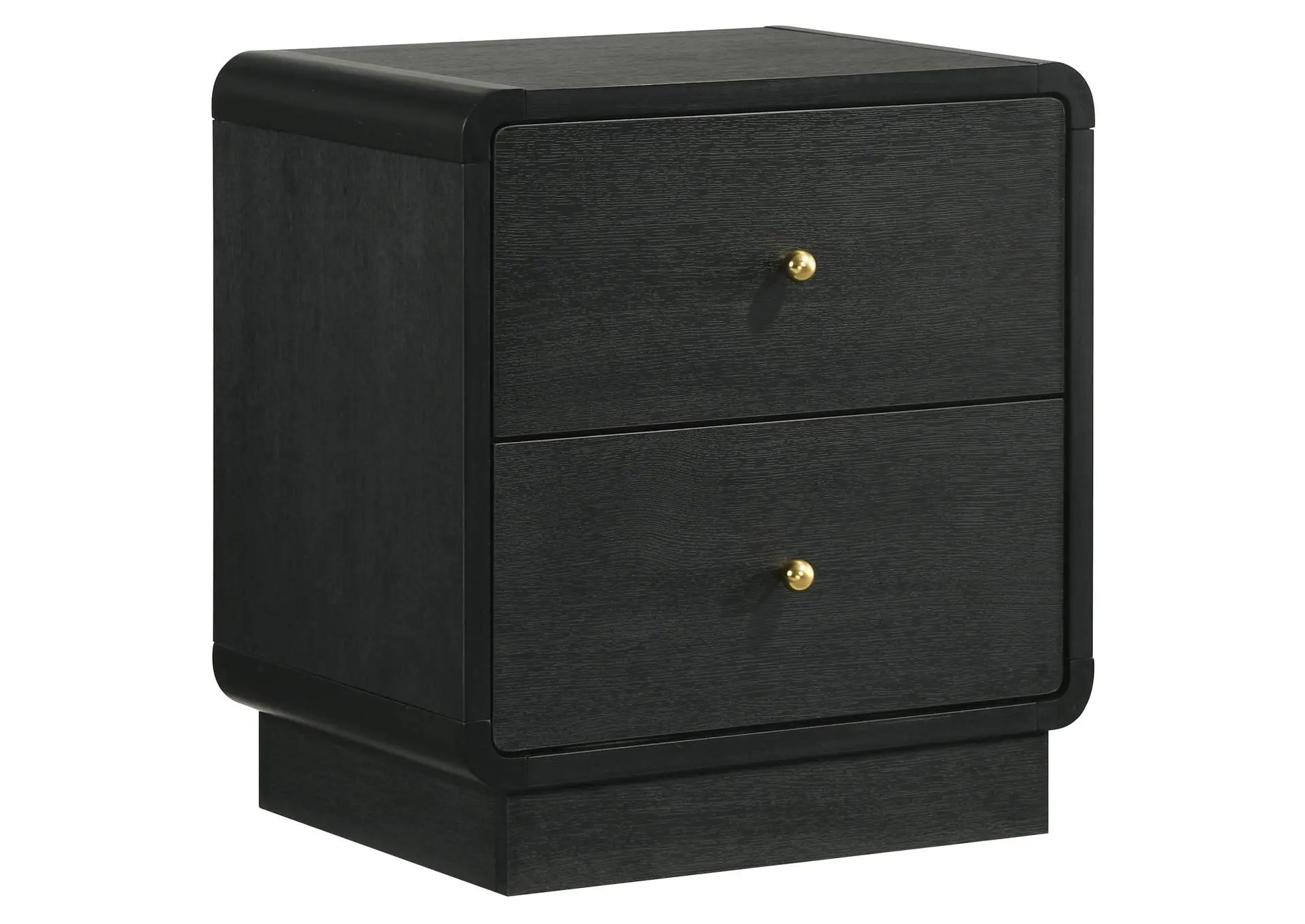 Cavelle 2-drawer Nightstand Bedside Table Black