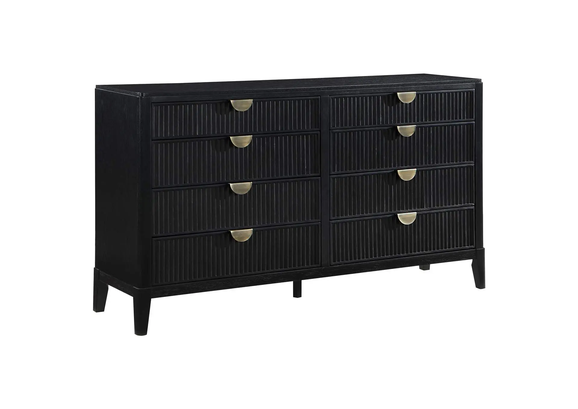 Brookmead 8-drawer Dresser Black