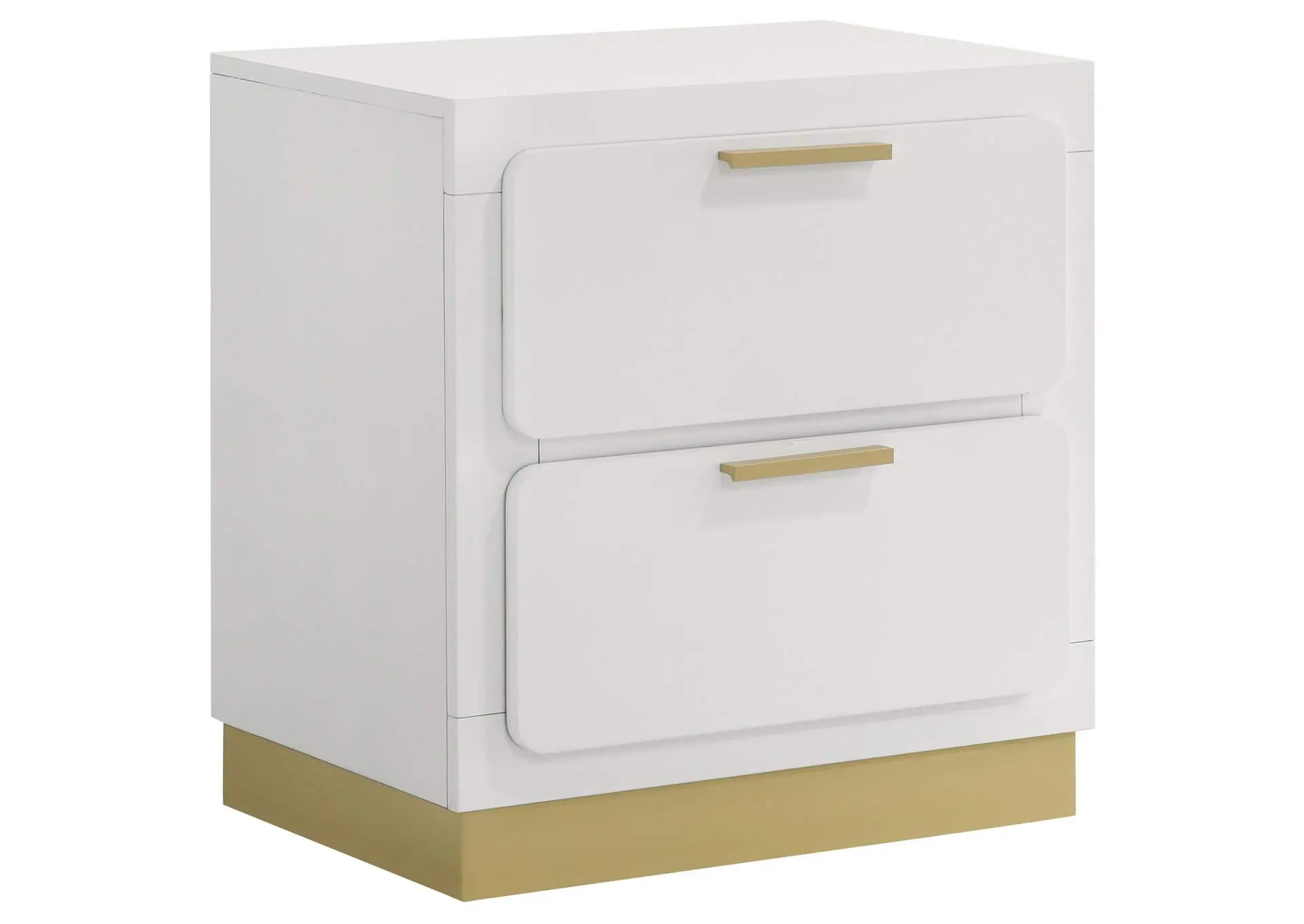Caraway 2-drawer Nightstand White