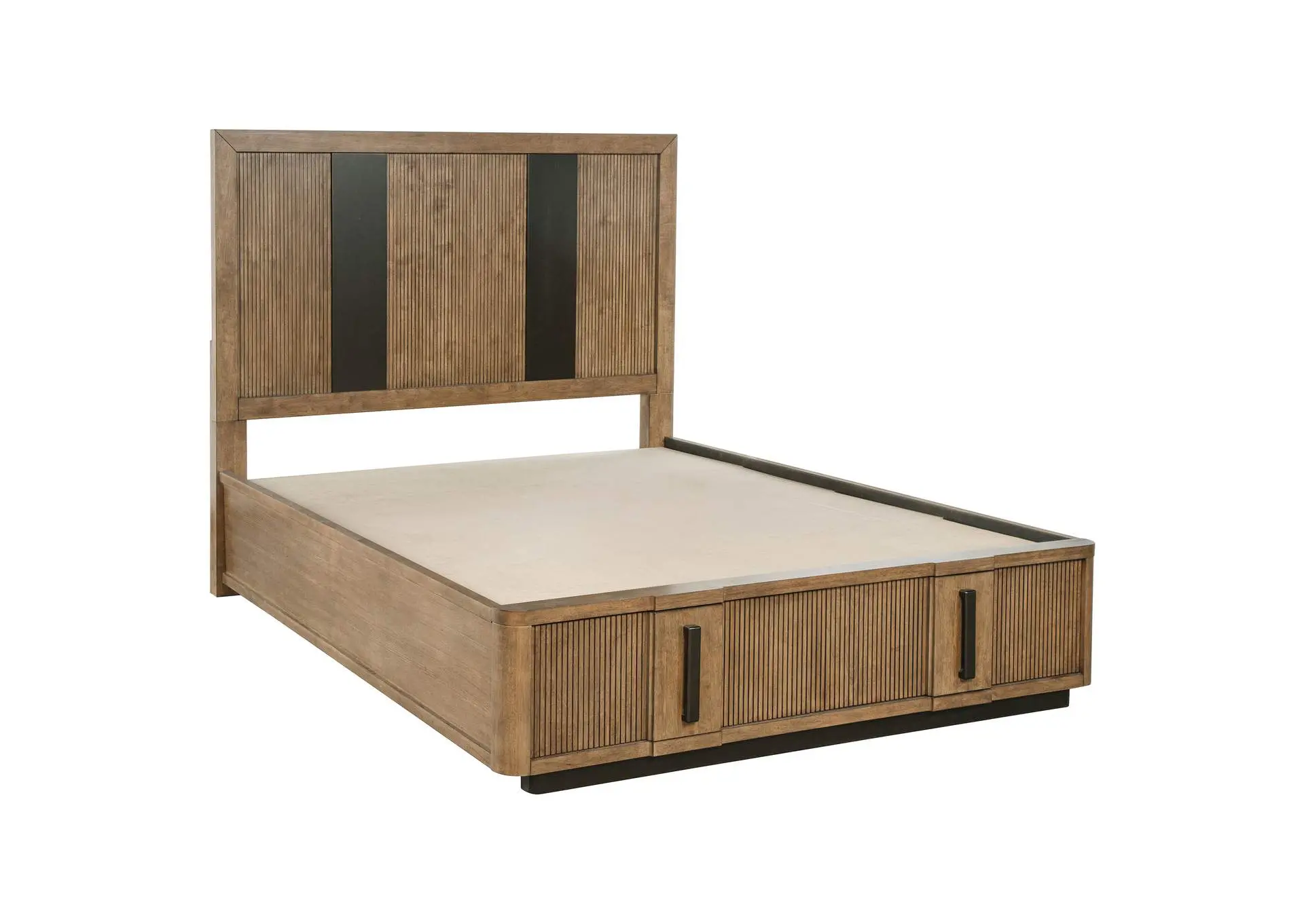 Terrace 2-drawer Queen Storage Bed Ash Brown