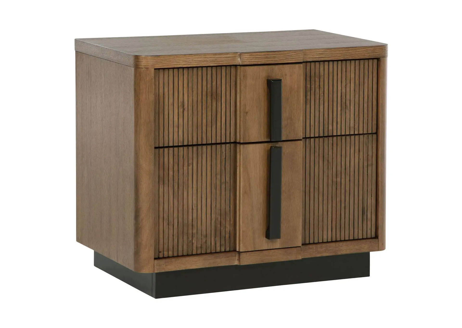 Terrace 2-drawer Nightstand Bedside Table Ash Brown
