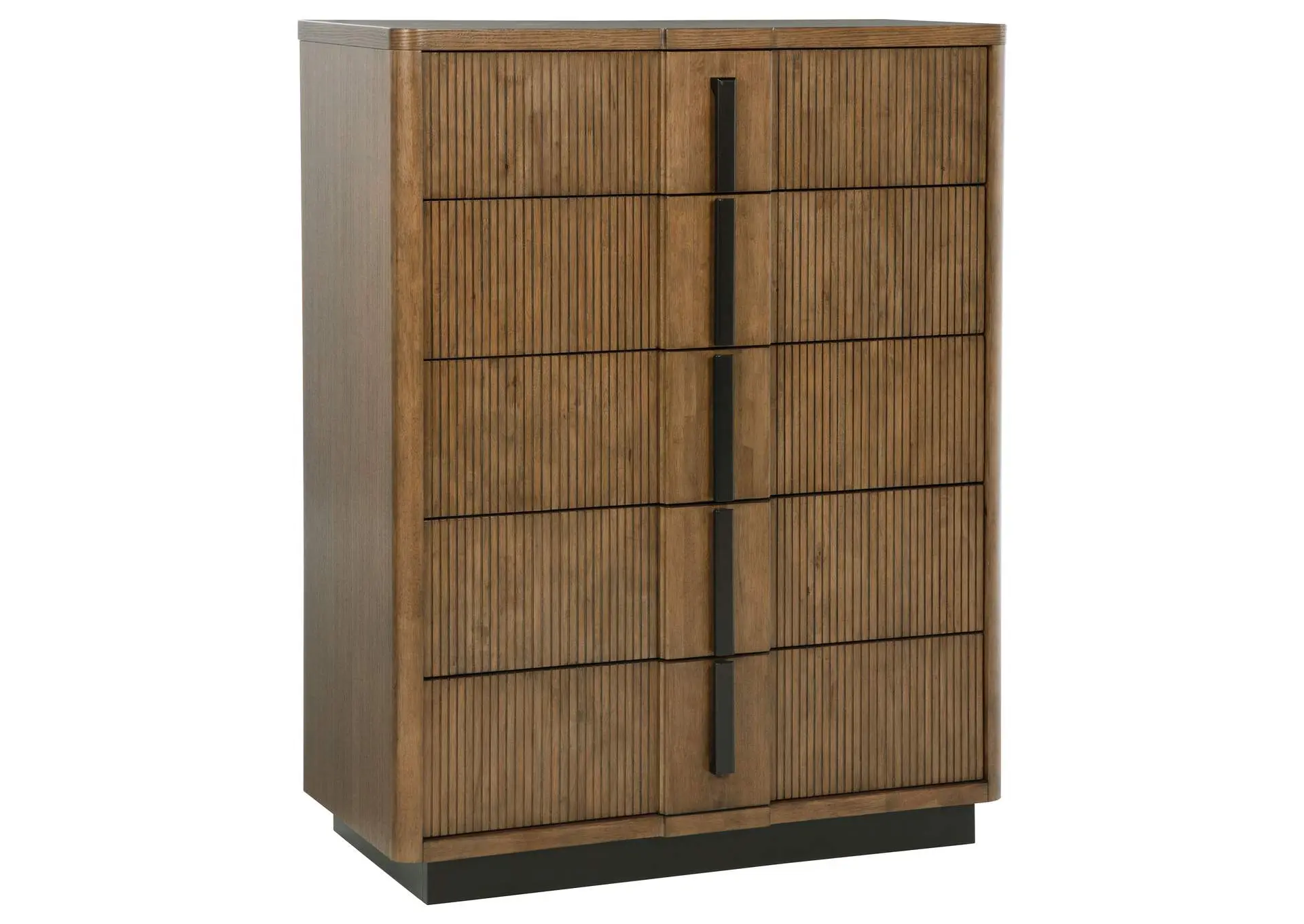 Terrace 5-drawer Chest of Drawers Ash Brown