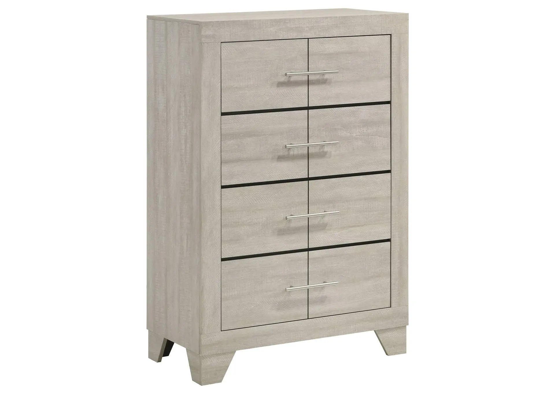 Trenton 4-drawer Bedroom Chest of Drawers Rustic Cream
