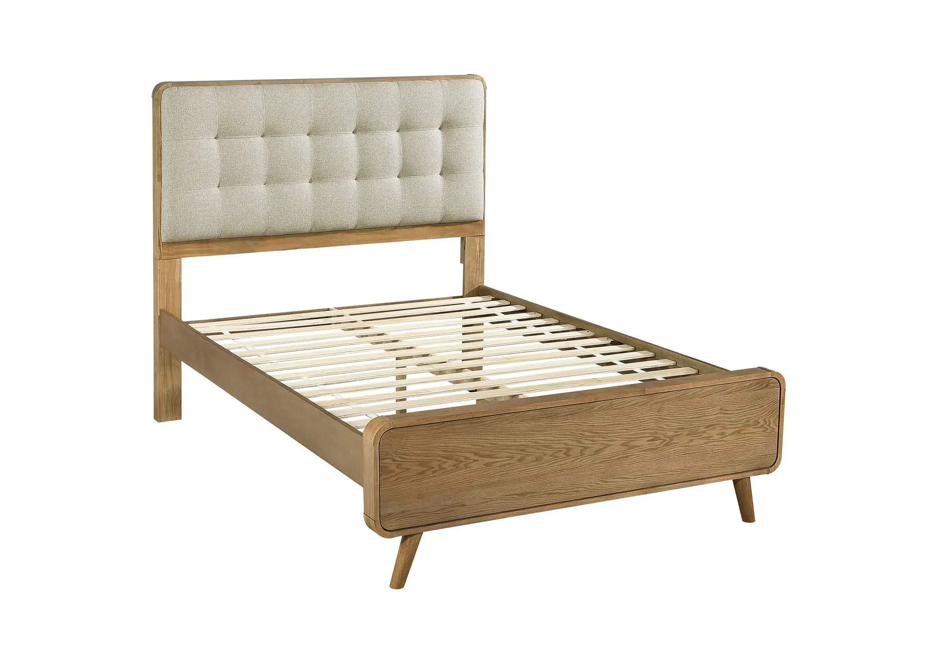 Robyn Wood Full Platform Bed Light Ash