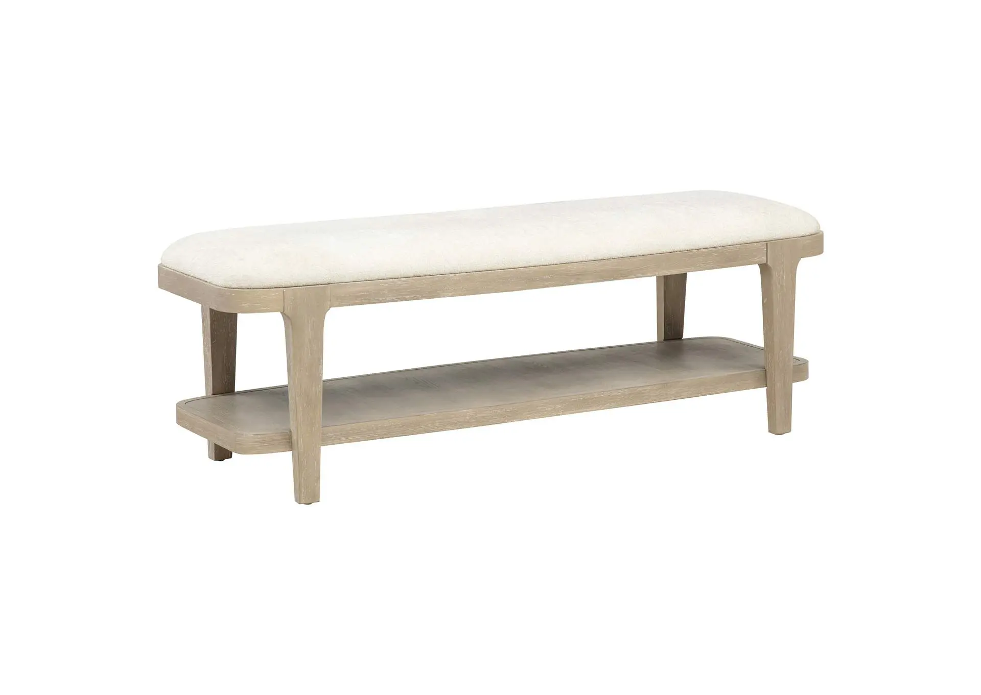 Lucaire Upholstered Bedroom Bench Sandstone