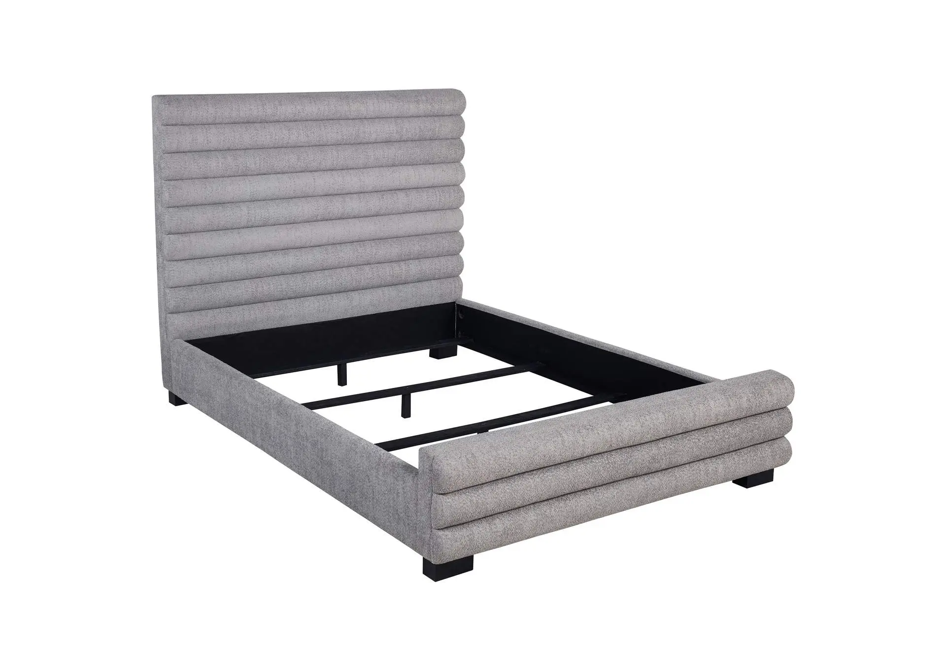 Patricia 58-inch Boucle Upholstered Queen Bed Grey