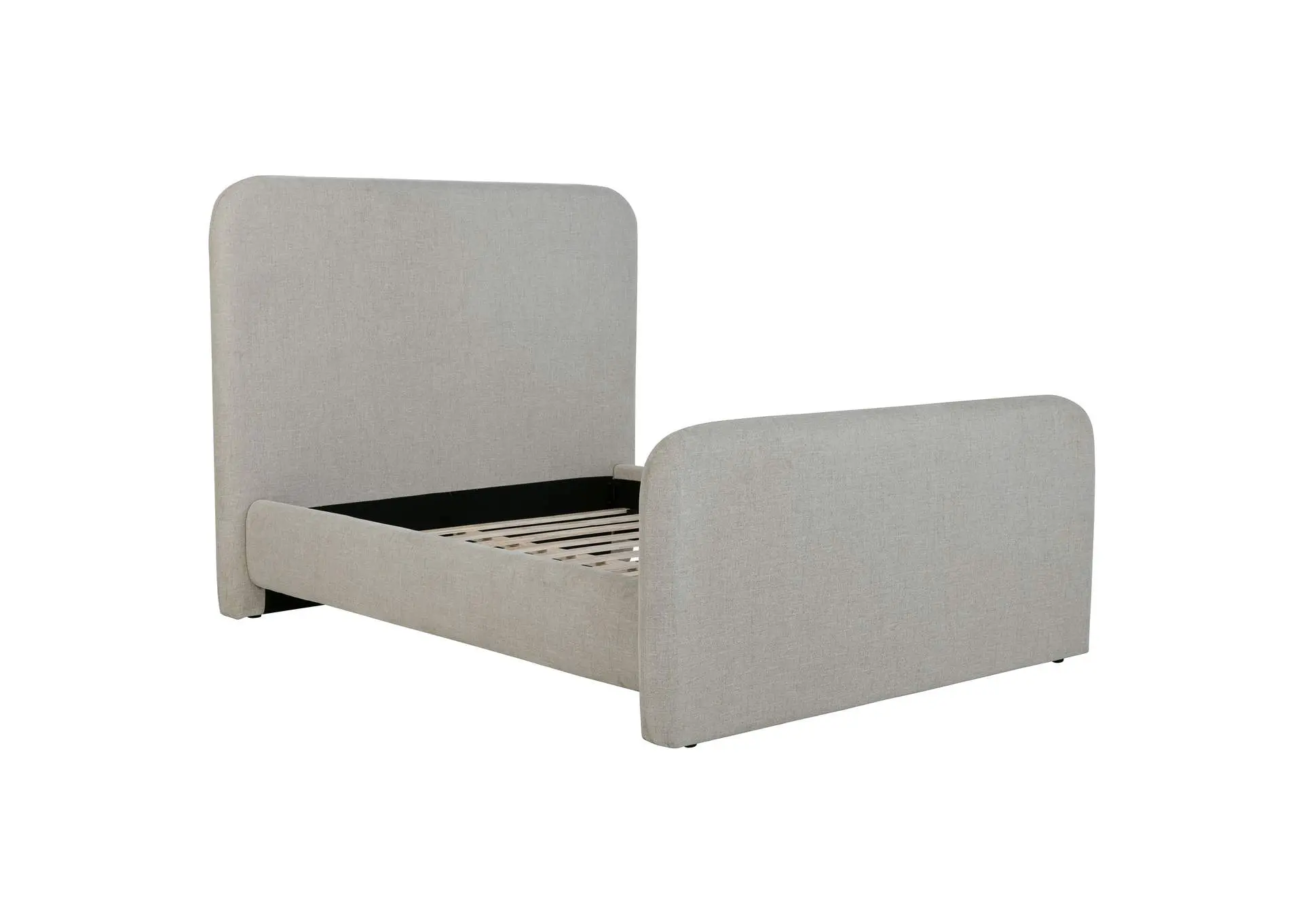 Wren Upholstered Queen Panel Bed Grey