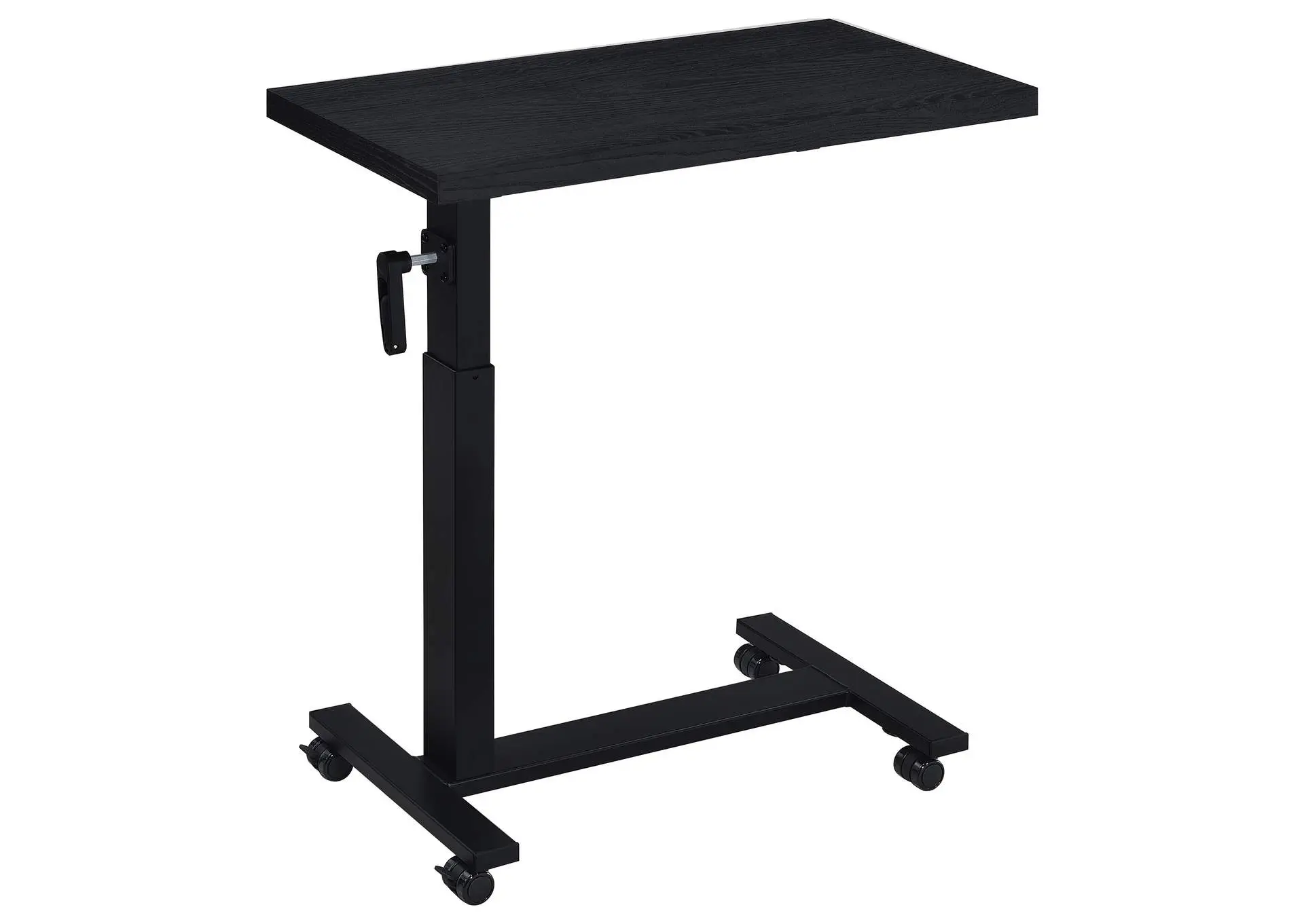 Westpark Height Adjustable Mobile Bedroom C-Table Black