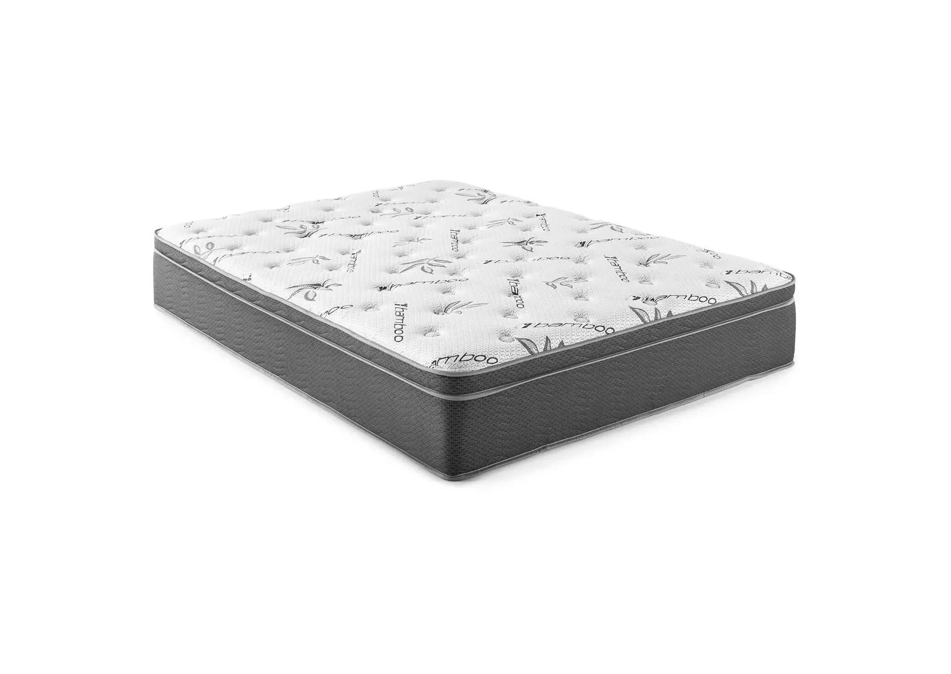 Sommet 13-inch California King Bamboo Euro Top Hybrid Mattress