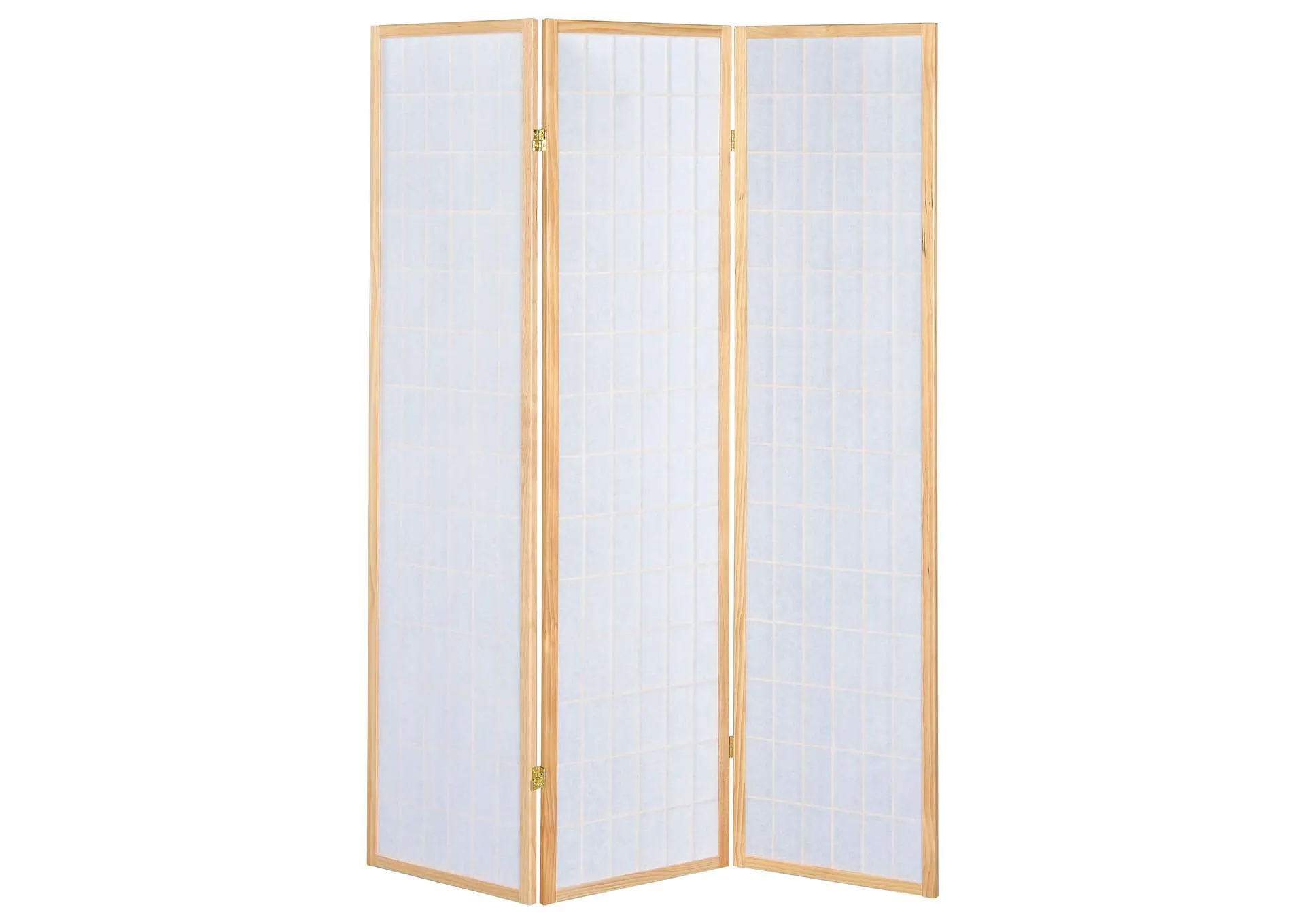 Carrie 3-Panel Room Divider Folding Shoji Screen Natural — view 4