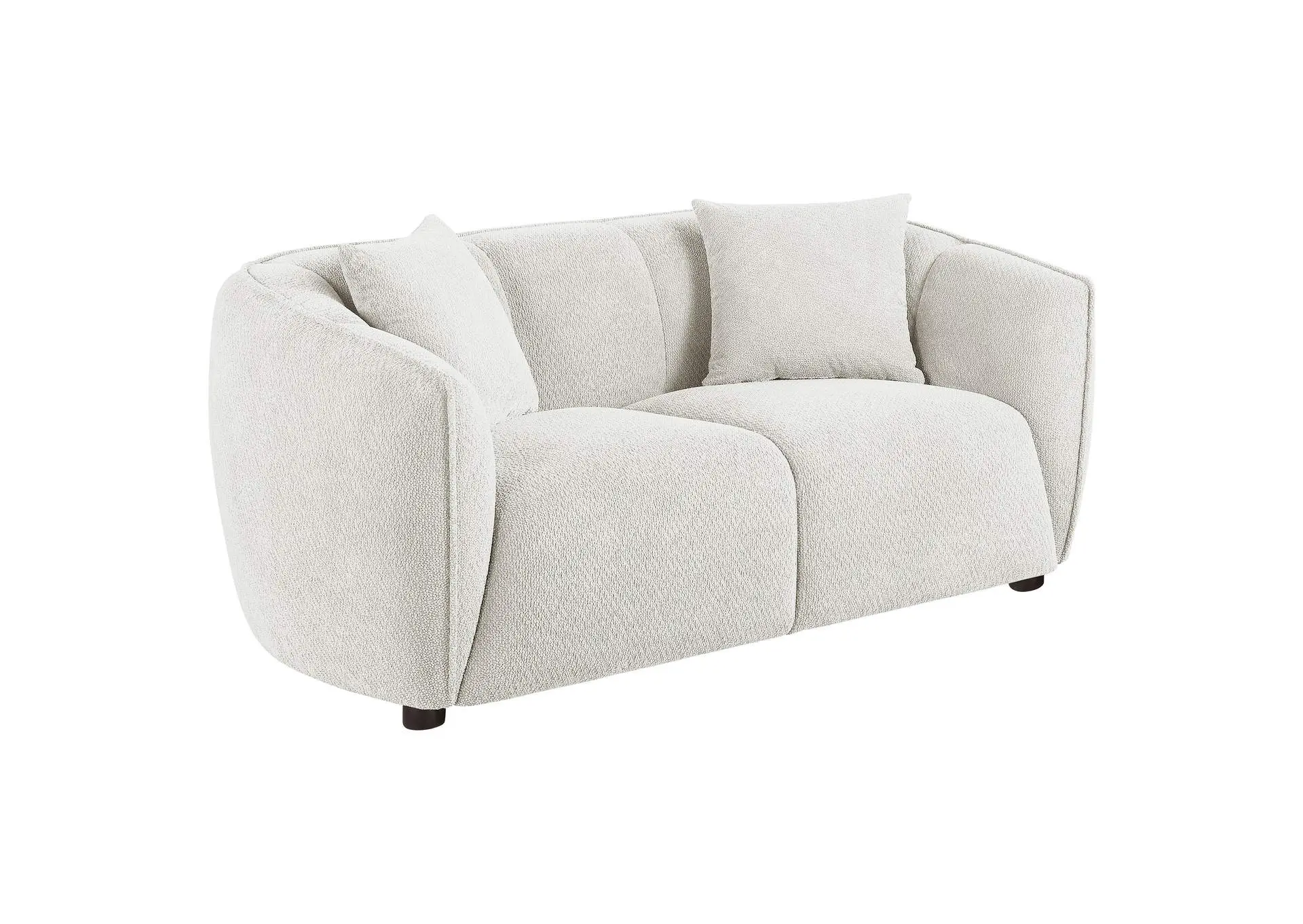 Aleisha Fabric Upholstered Loveseat Sand