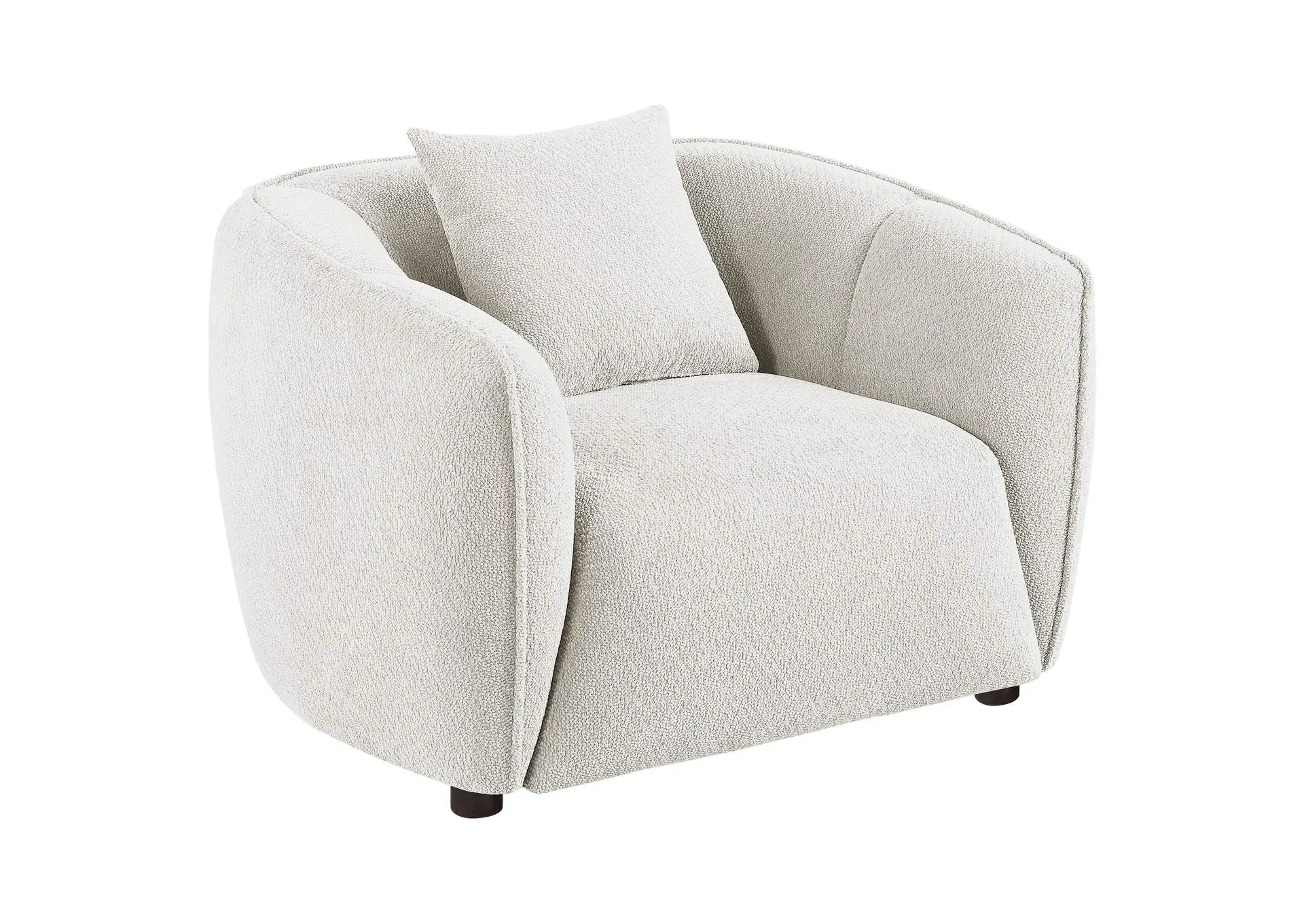 Aleisha Fabric Upholstered Accent Chair Sand