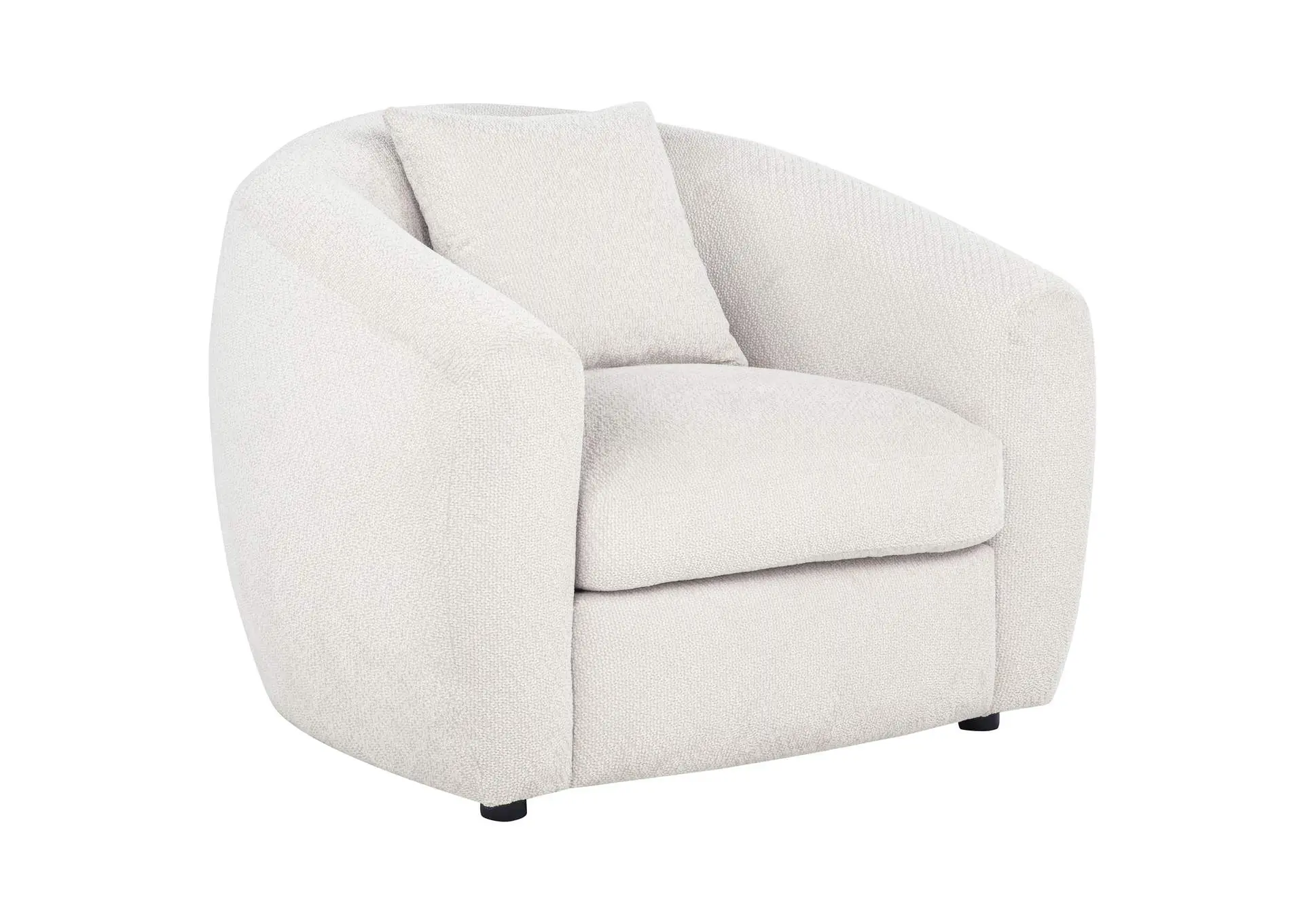 Isabella Fabric Upholstered Accent Chair Sand