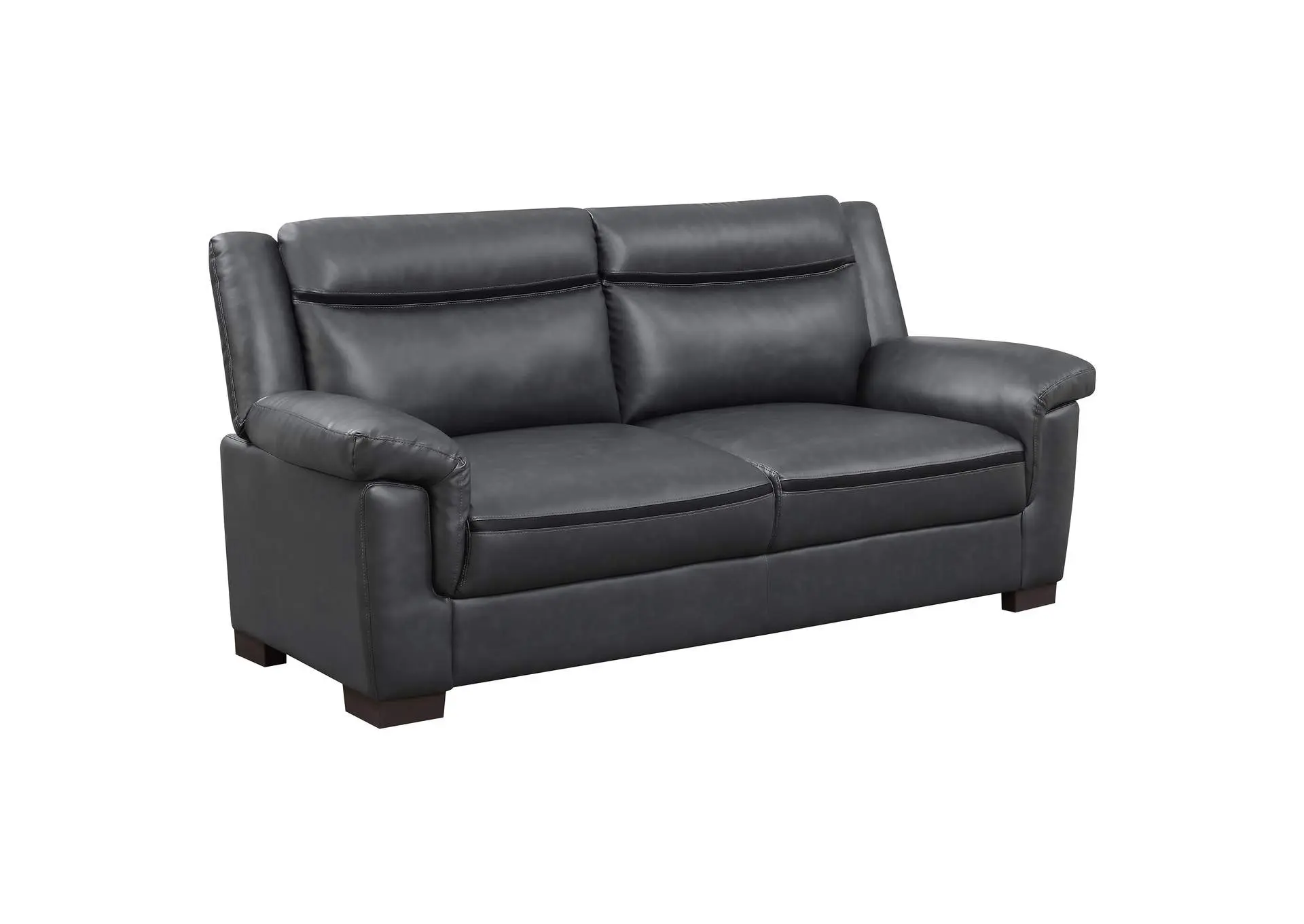 Arabella Upholstered Padded Arm Sofa Grey