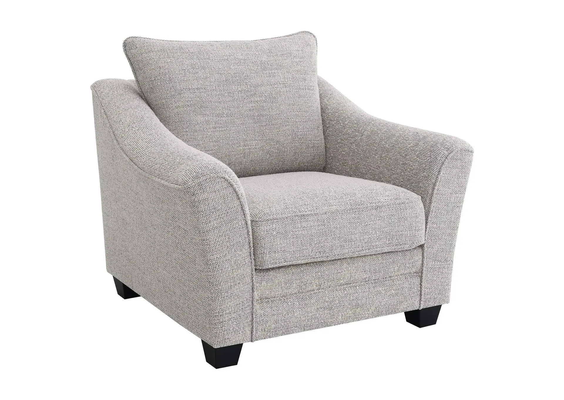 Tomkins Boucle Upholstered Chair Light Grey