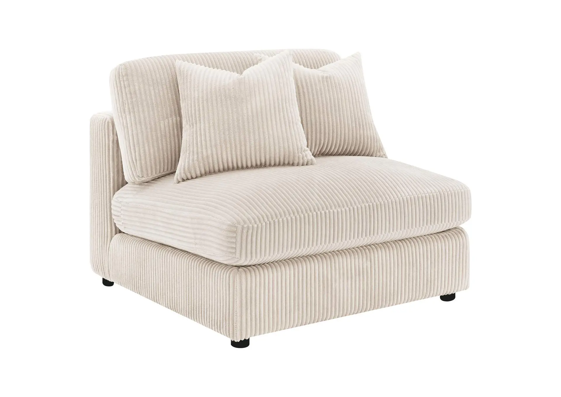 Blaine Upholstered Armless Chair Sand