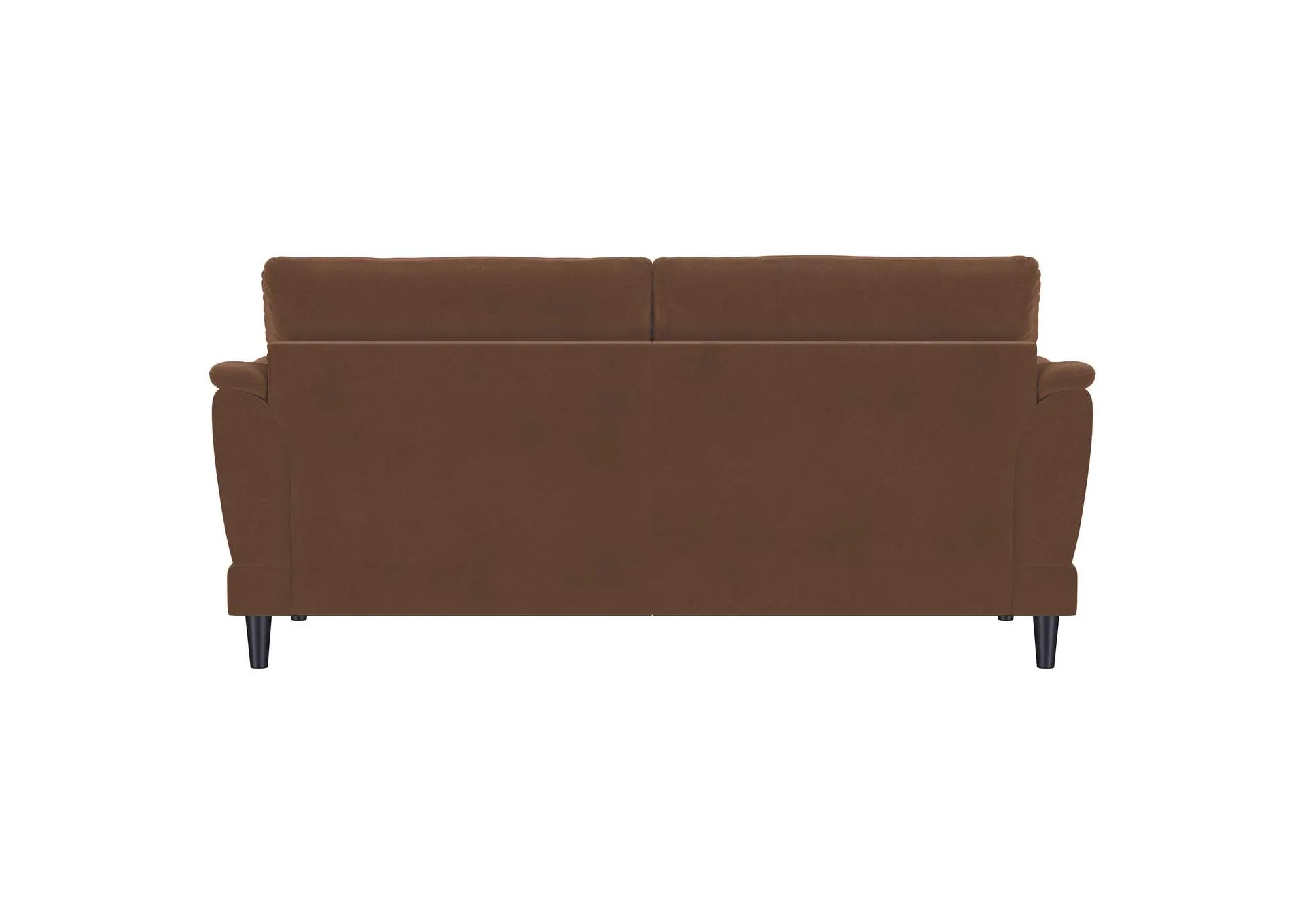 Selma Velvet Upholstered Crescent Arm Sofa Rust — view 7