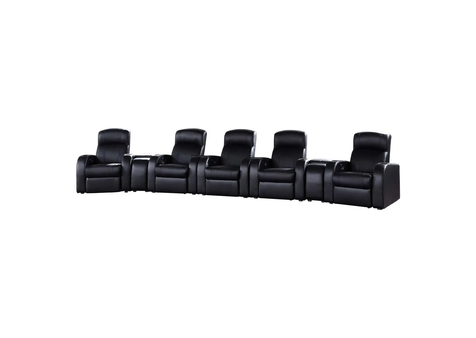 Cyrus 7-piece Upholstered Home Theater Seating