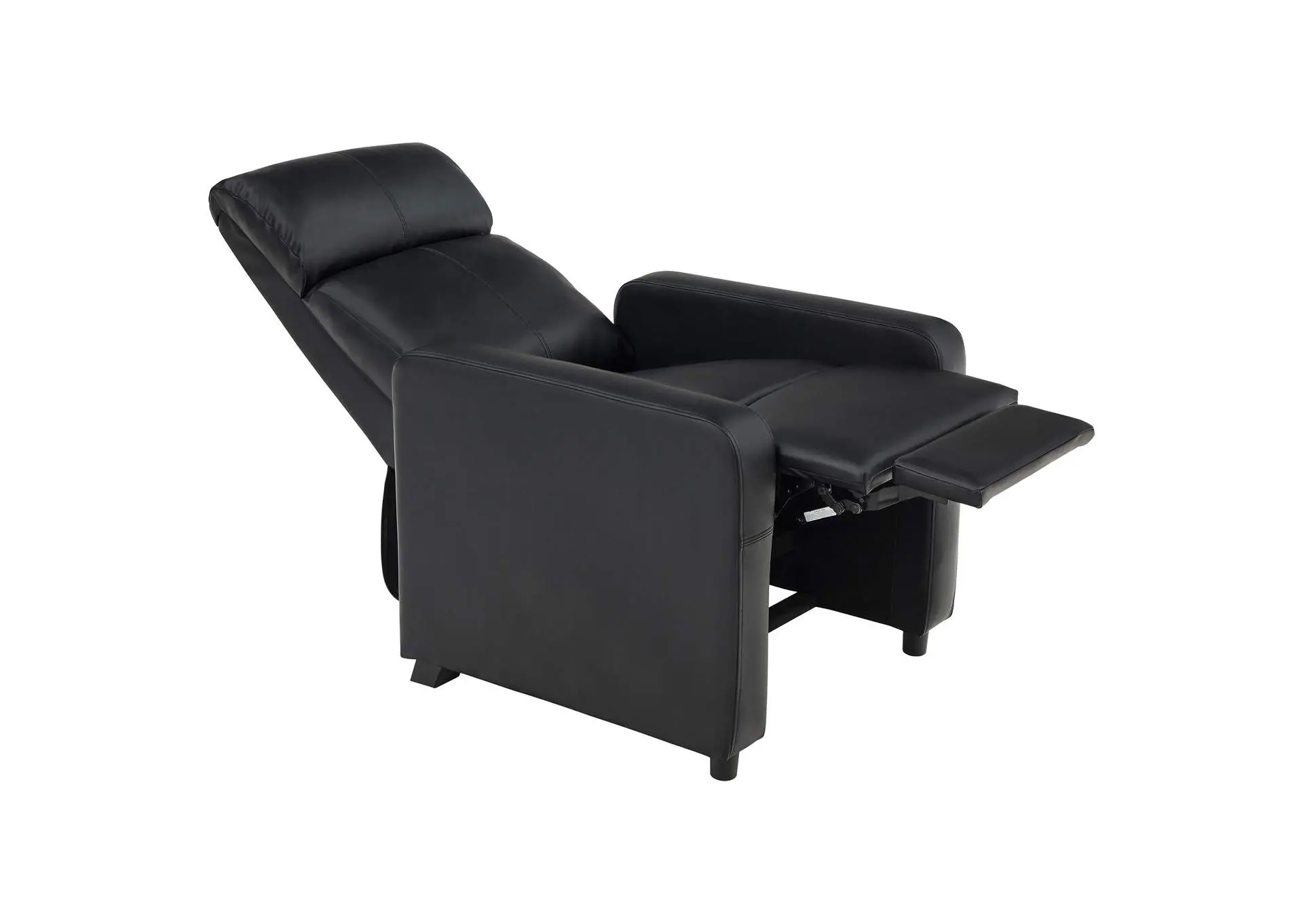 Toohey Upholstered Tufted Recliner Living Room Set Black — view 9