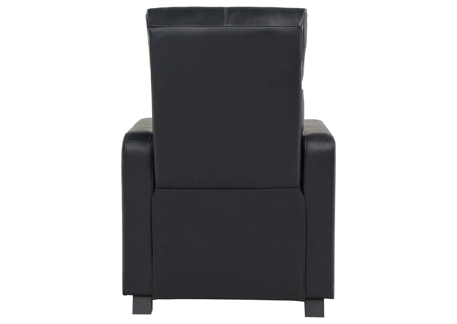 Toohey Upholstered Tufted Recliner Living Room Set Black — view 12