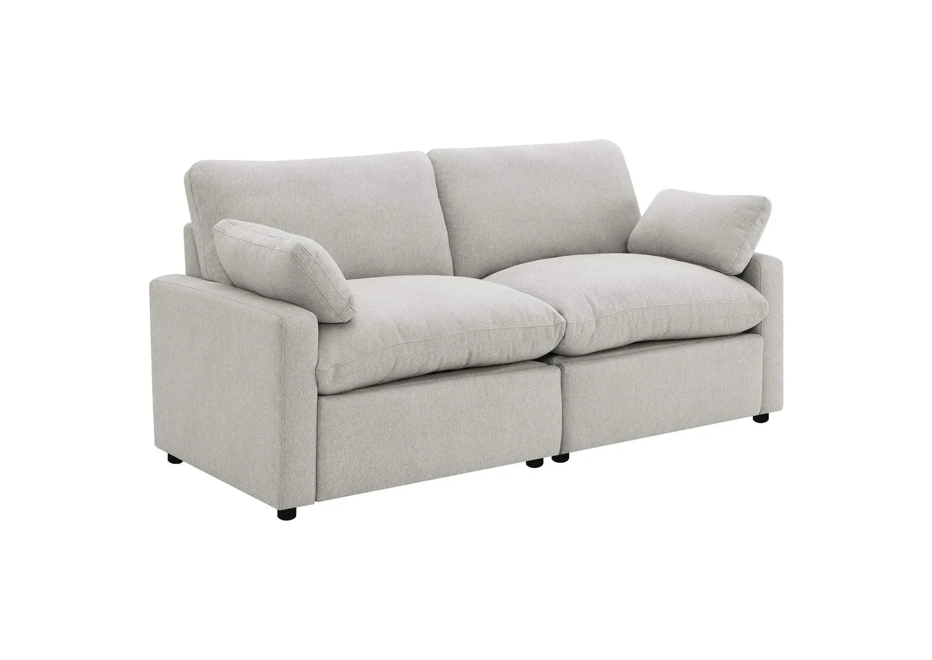 Collins Modular Power Loveseat Grey