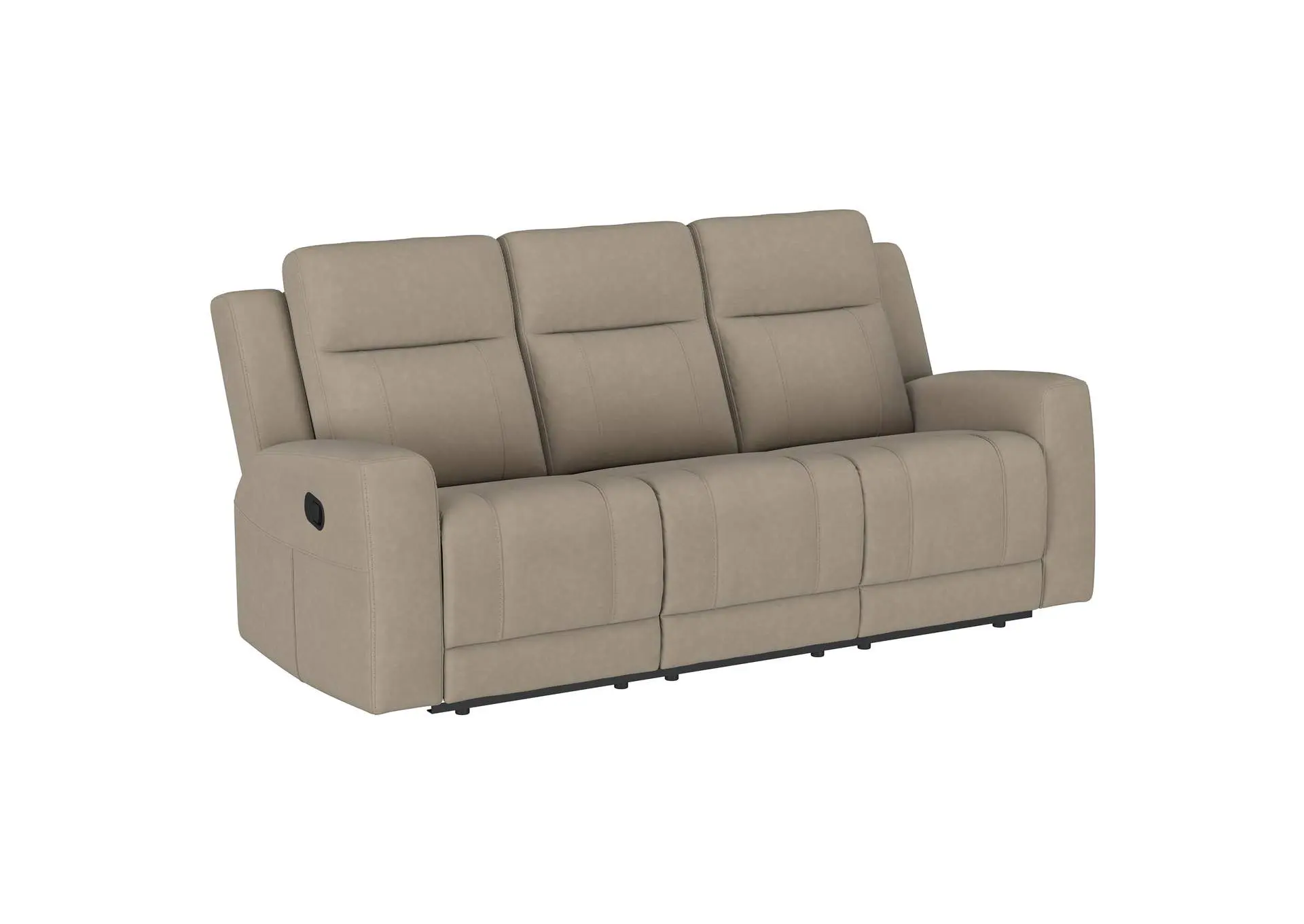 Brentwood Upholstered Motion Reclining Sofa Taupe
