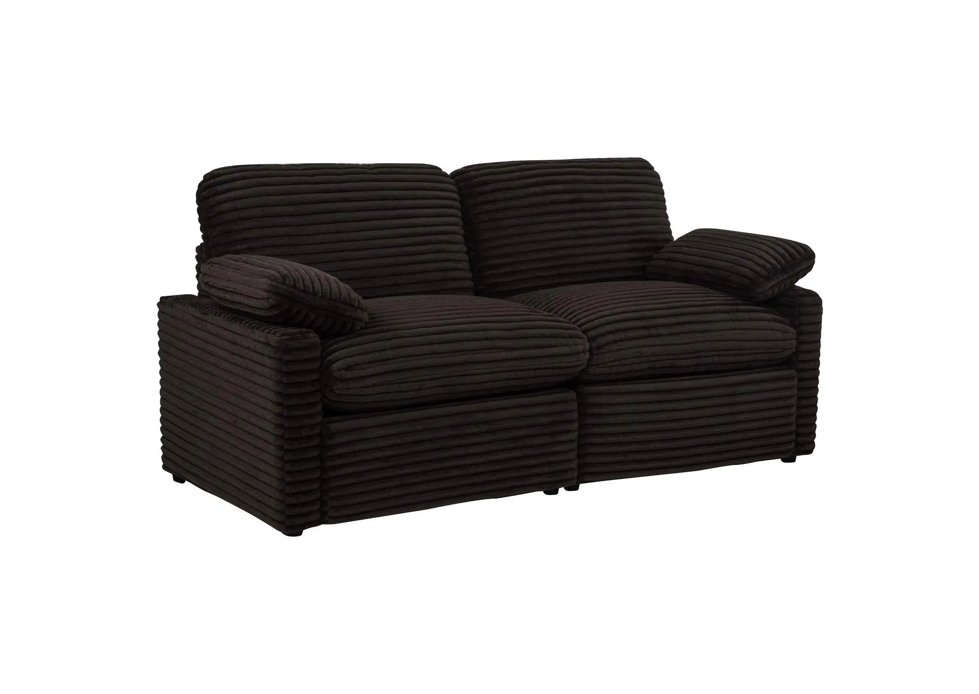 Collins Modular Power Loveseat Chocolate Brown