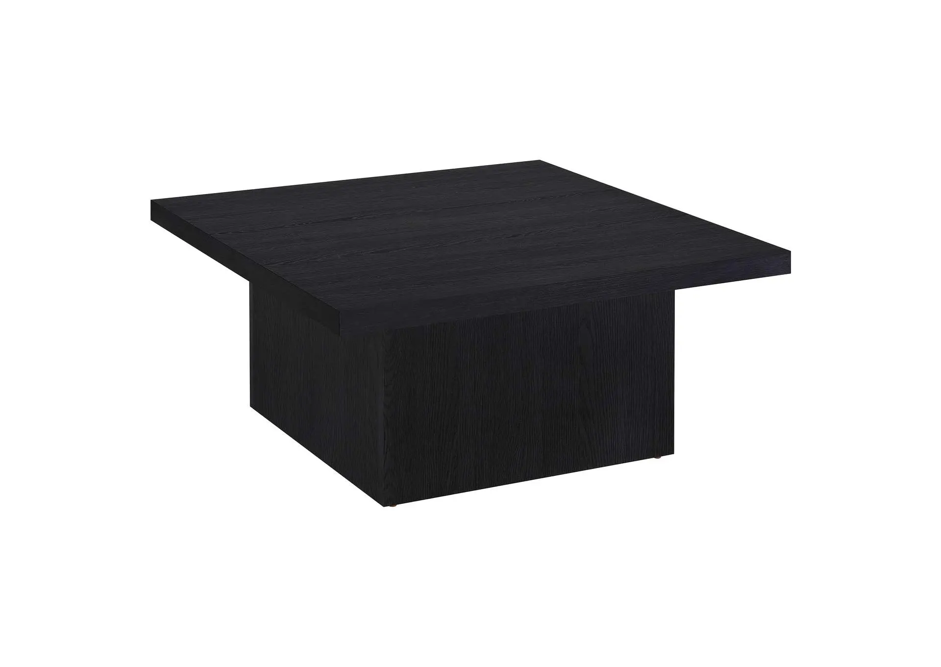 Devar Square Engineered Wood Cocktail Coffee Table Black