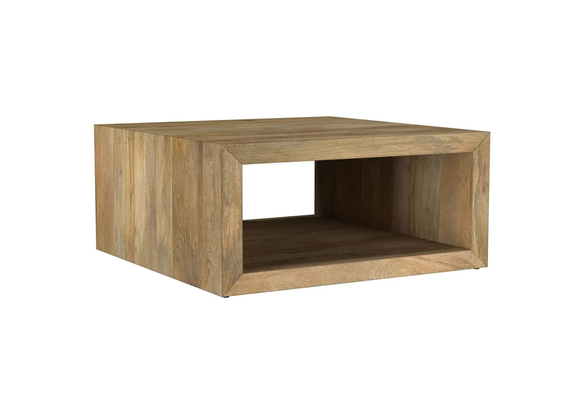 Benton Square Solid Mango Wood Coffee Table Natural