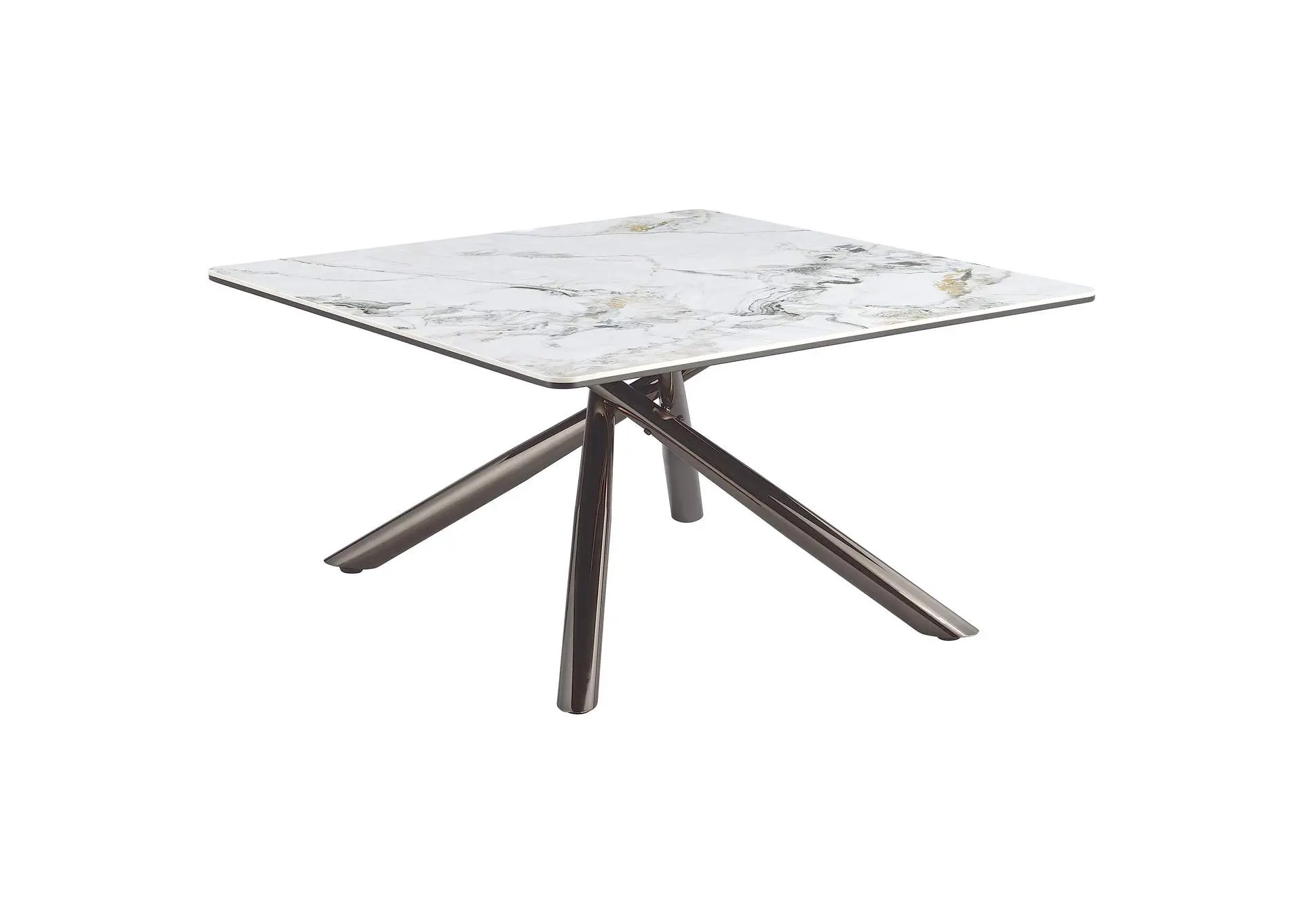 Carvell Square Sintered Stone Top Coffee Table Mirage White