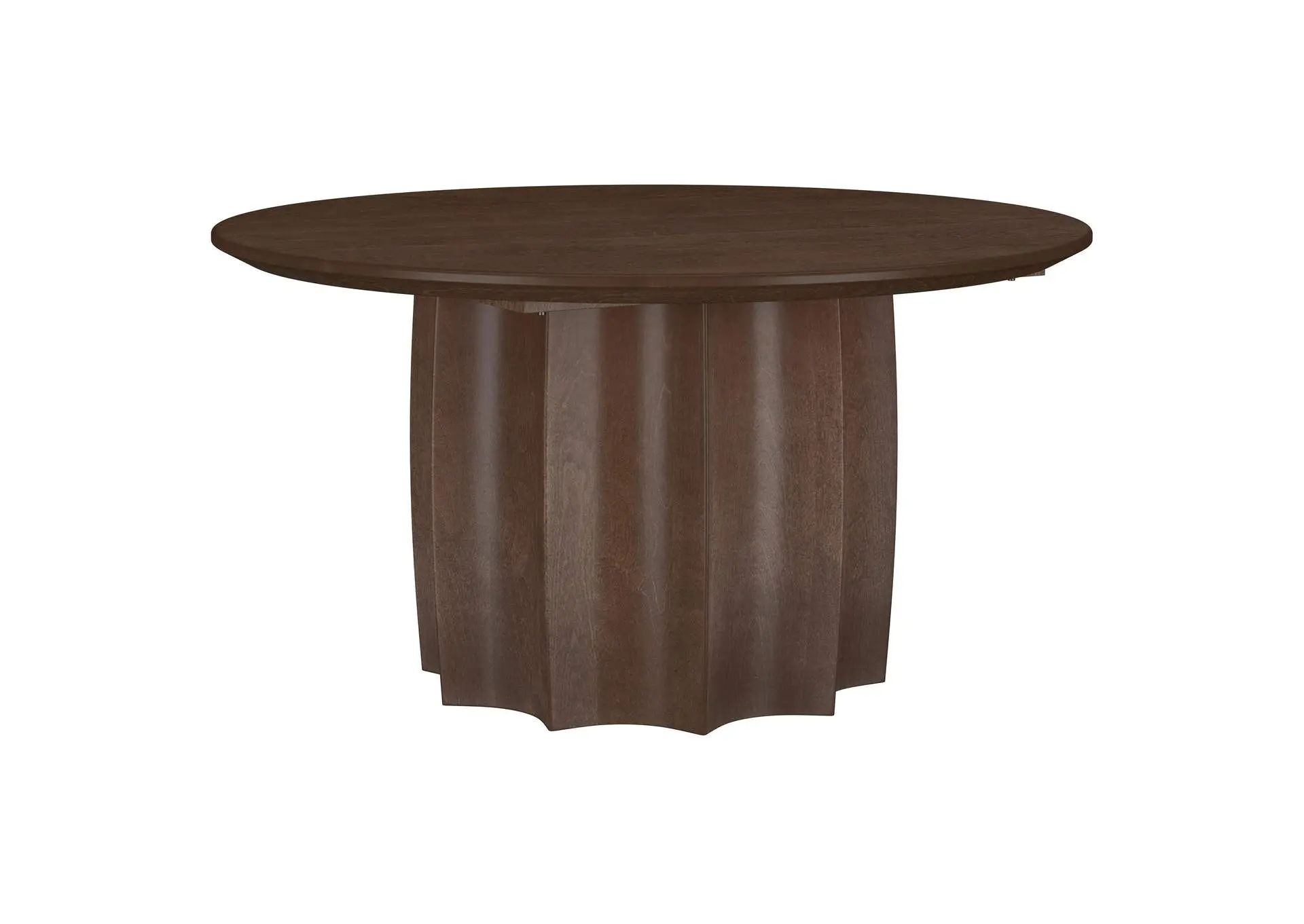 Cayenne Solid Mango Wood Cocktail Coffee Table Walnut