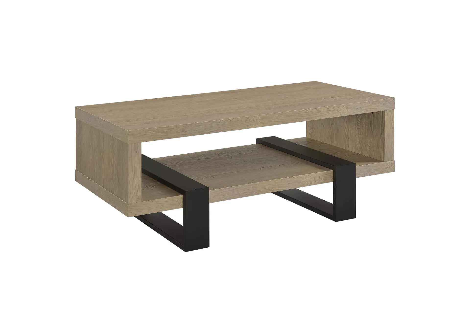 Dinard Engineered Wood Cocktail Coffee Table Latte