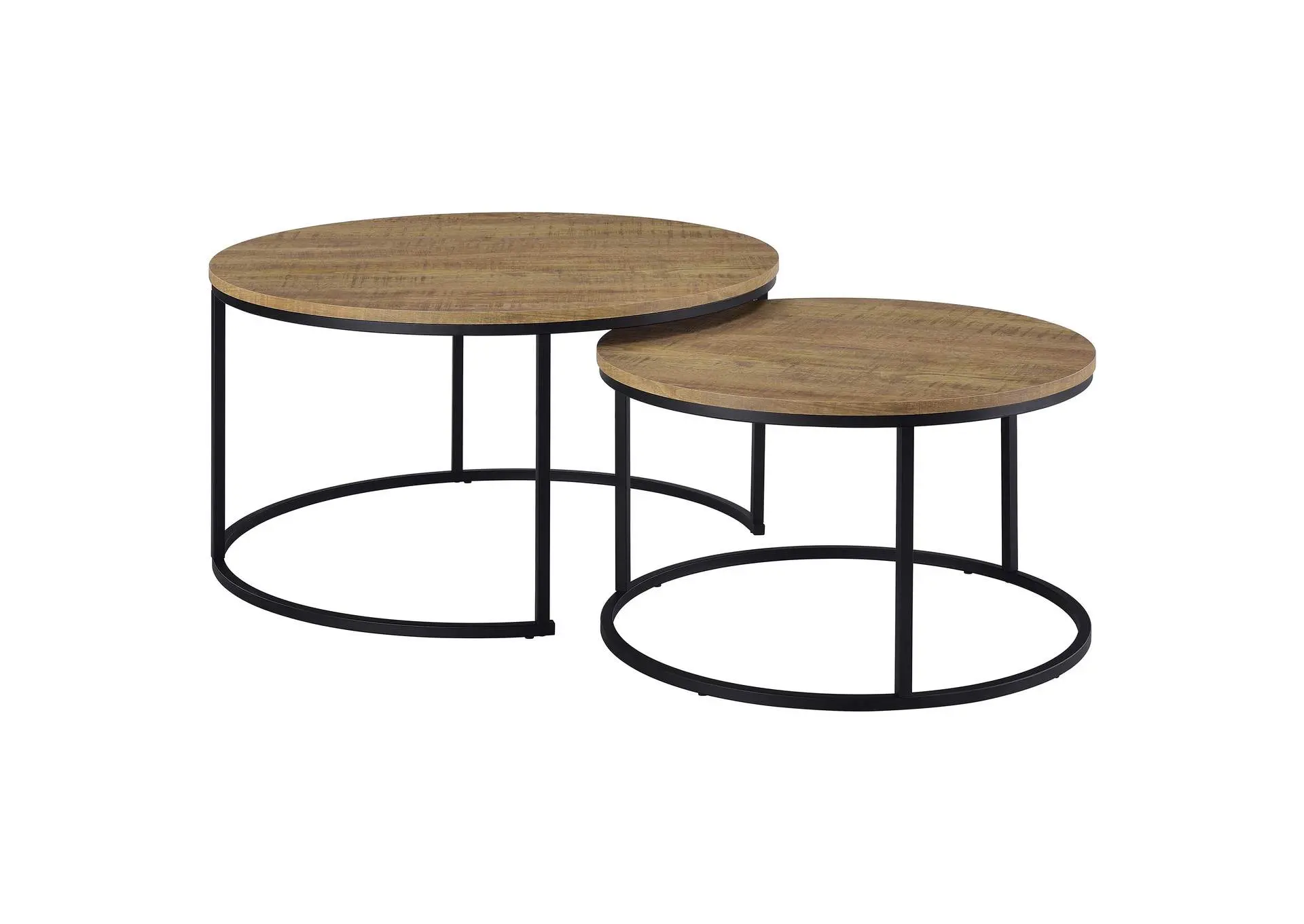 Lainey 2-piece Round Nesting Coffee Table Mango