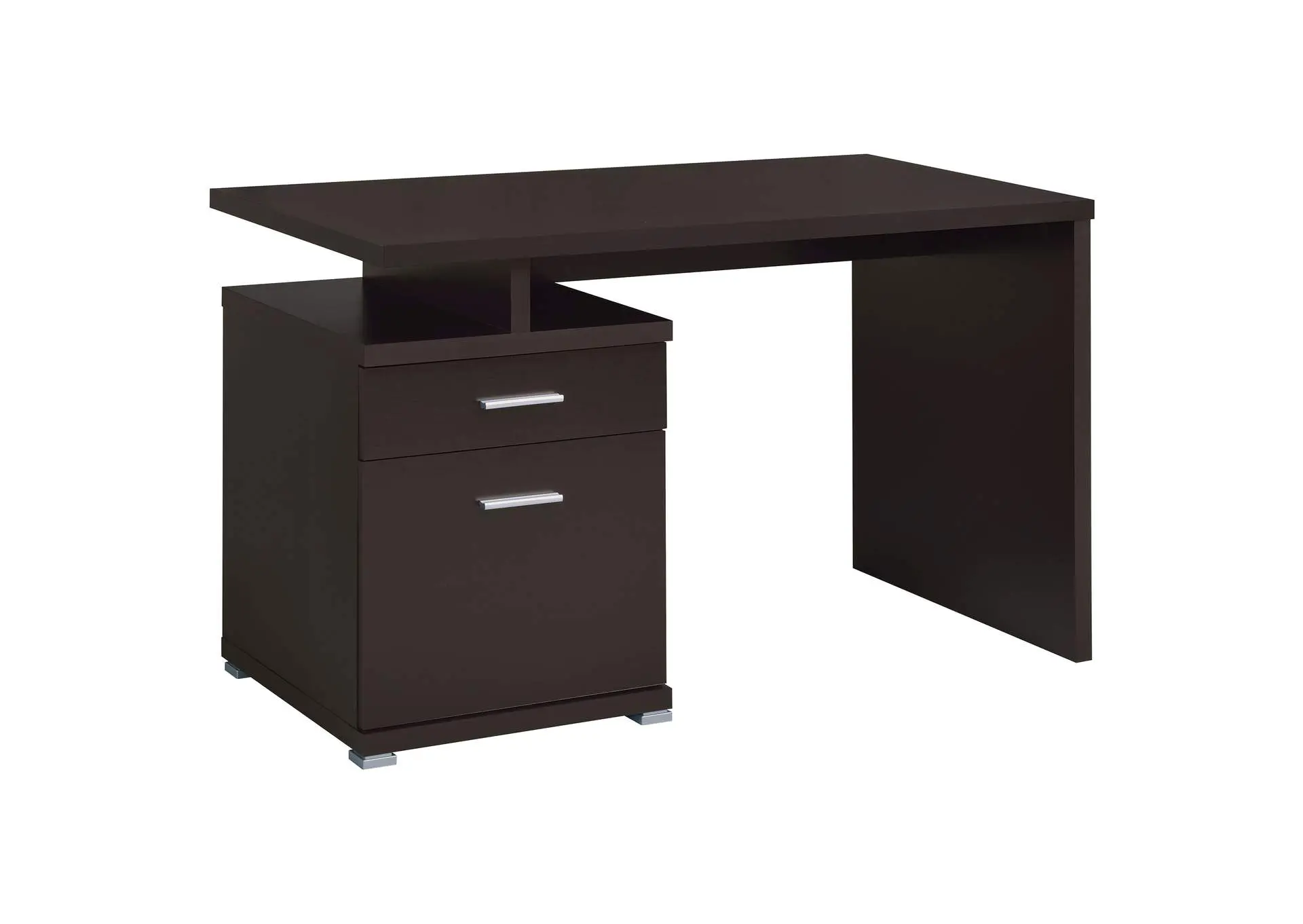 Irving 47-inch 2-drawer Office Computer Desk Cappuccino