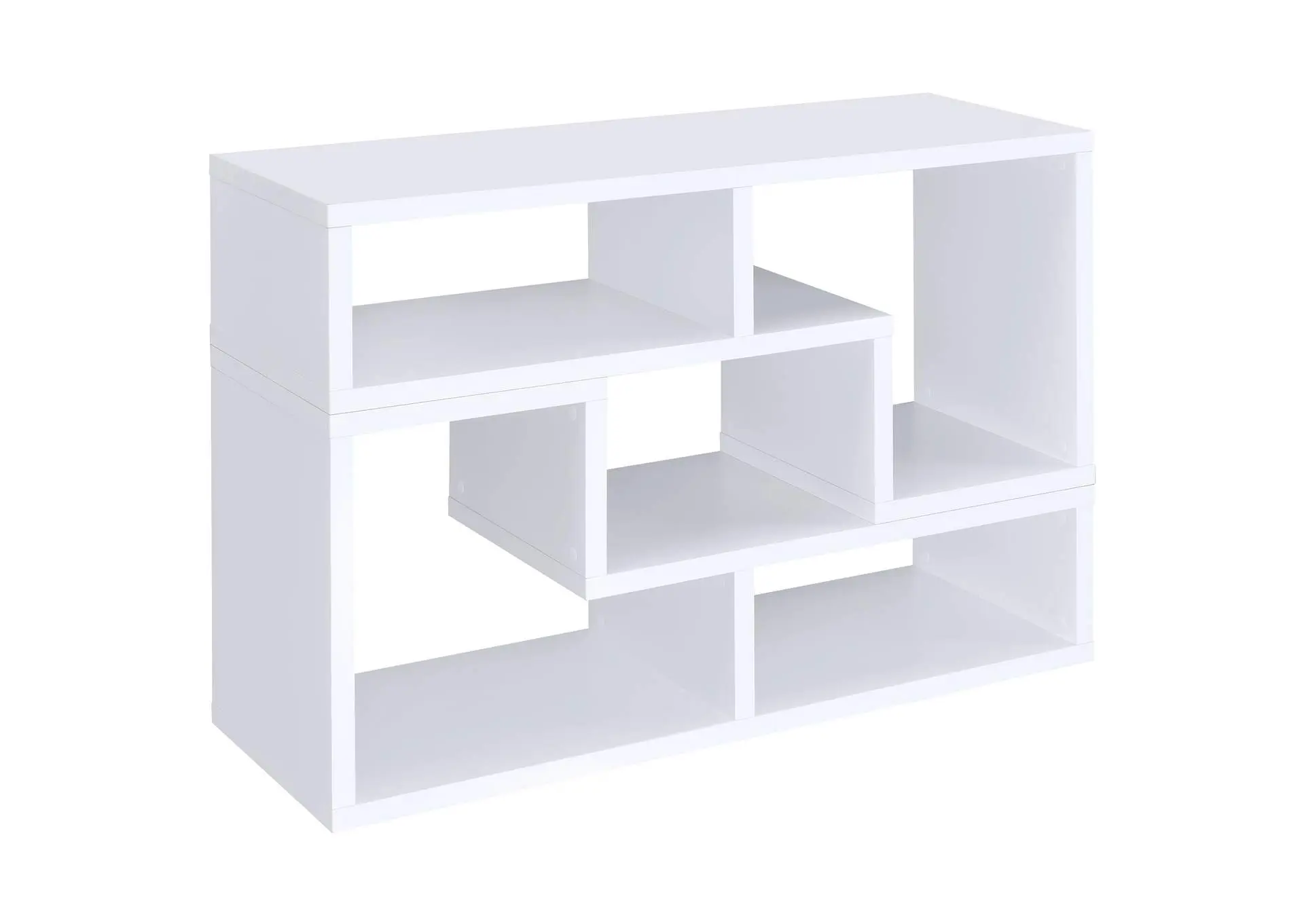 Velma Multipurpose TV Stand and Bookshelf White