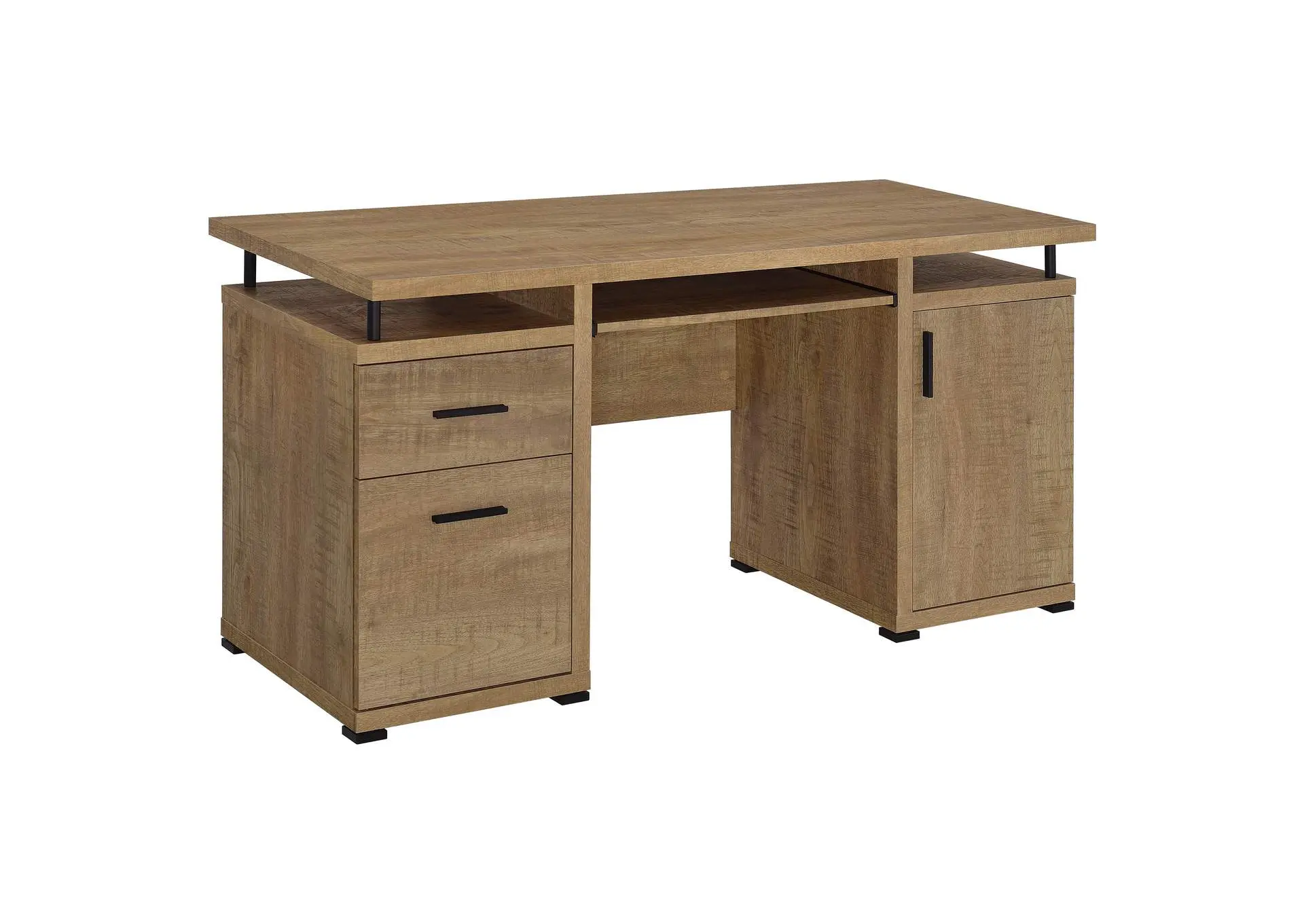 Tracy 55-inch 2-drawer Office Computer Desk Mango
