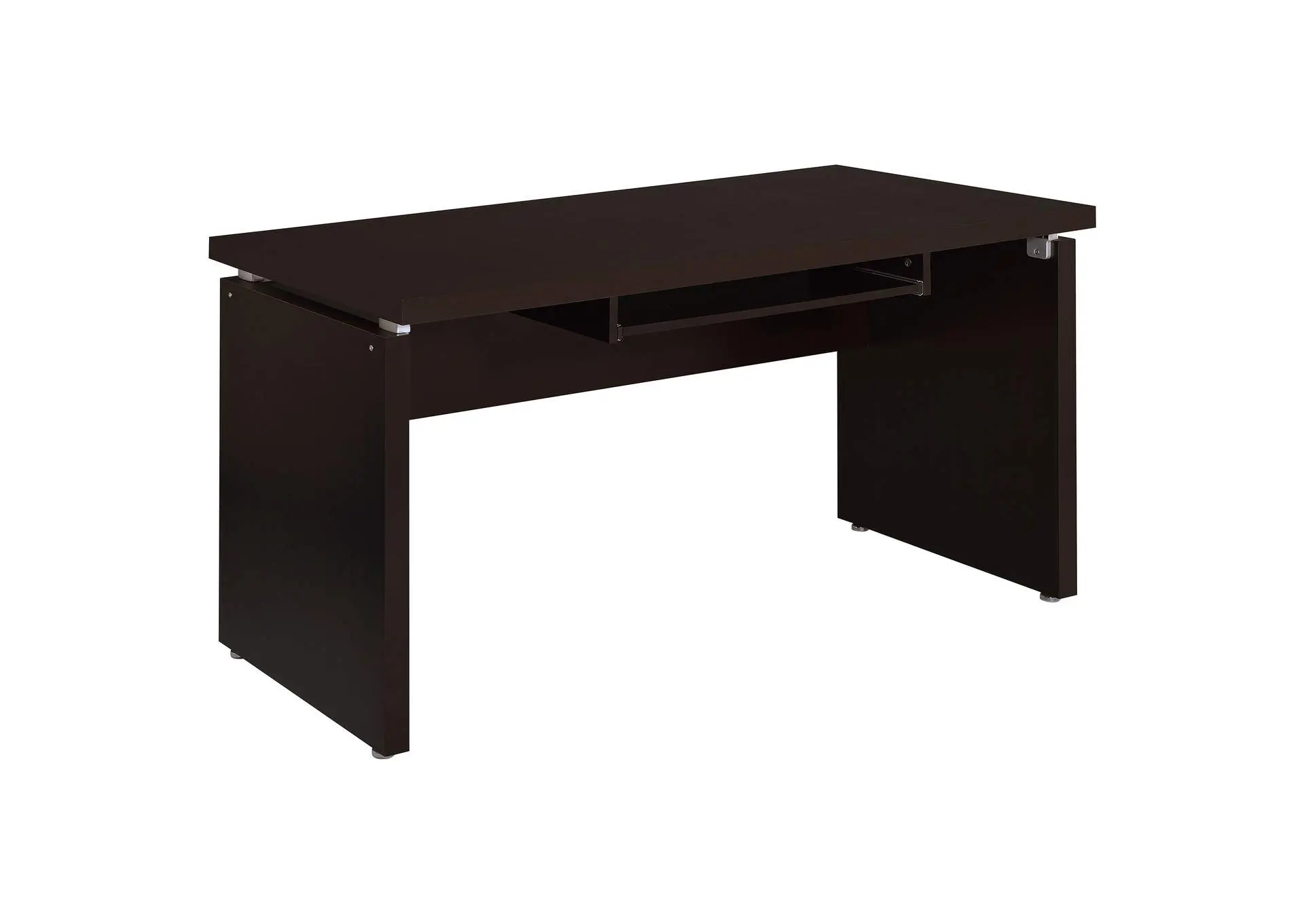Skylar 55-inch Computer Desk with Keyboard Drawer Cappuccino