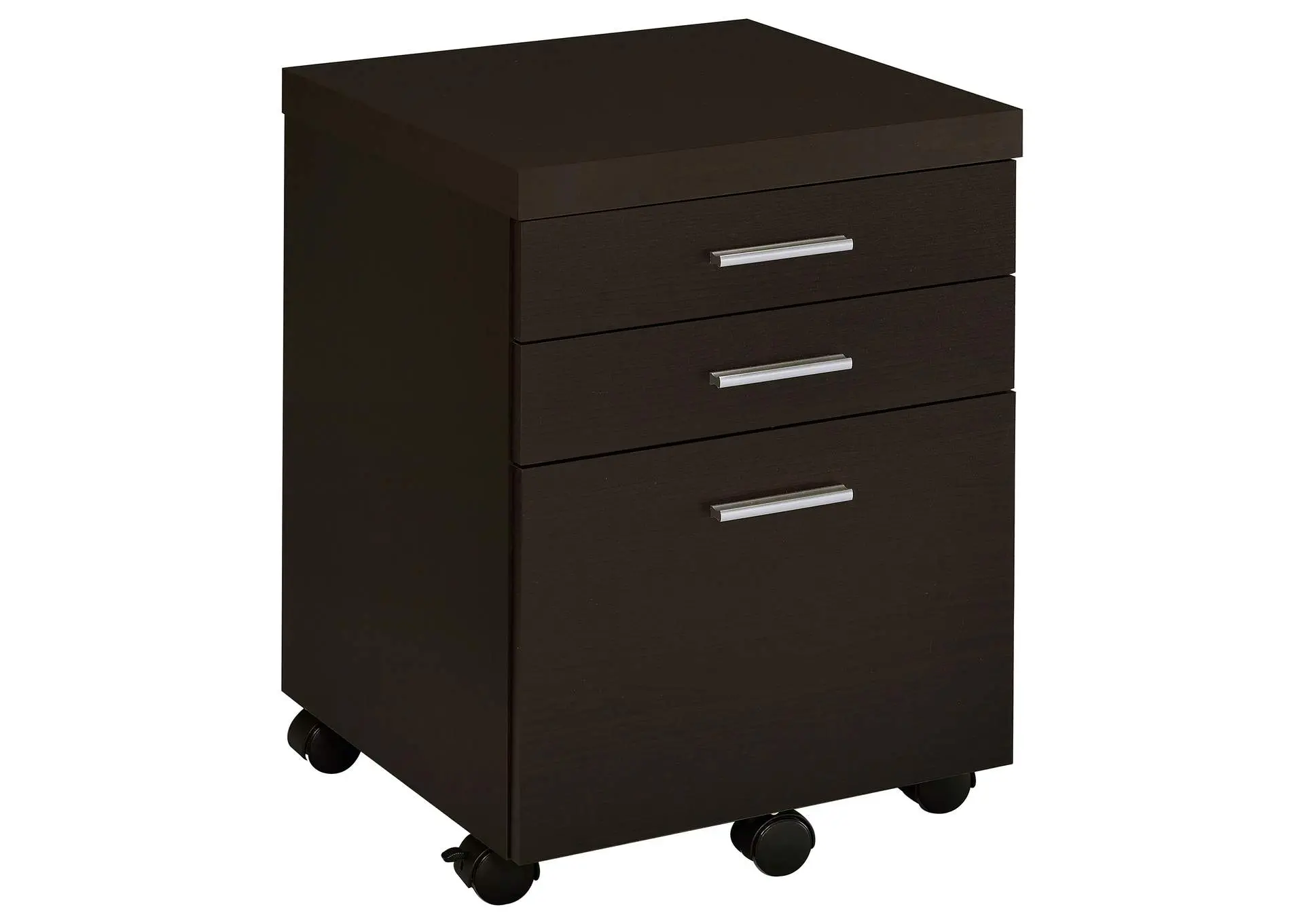 Skylar 3-drawer Home Office Mobile File Cabinet Cappuccino