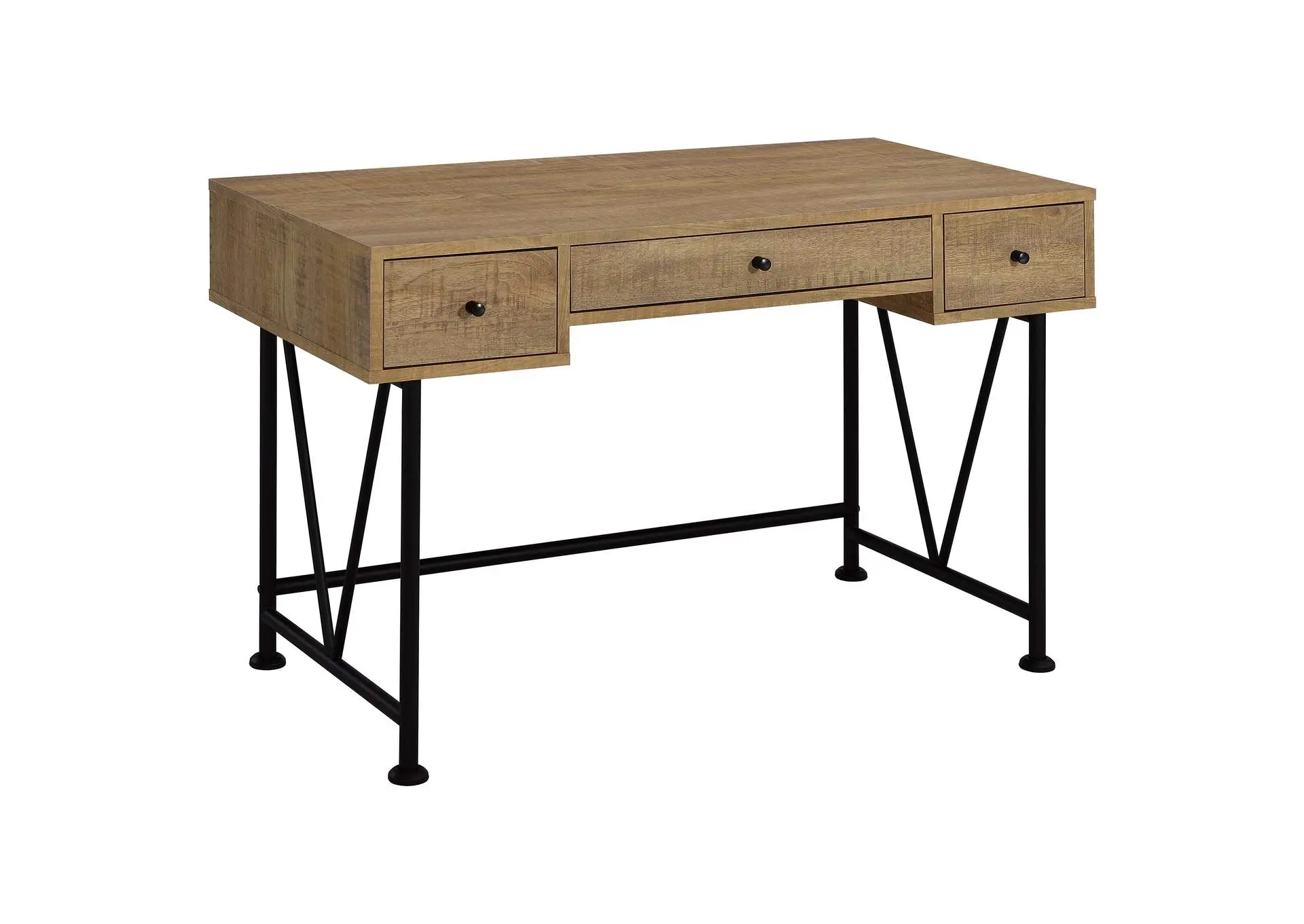 Analiese 47-inch 3-drawer Writing Desk Mango