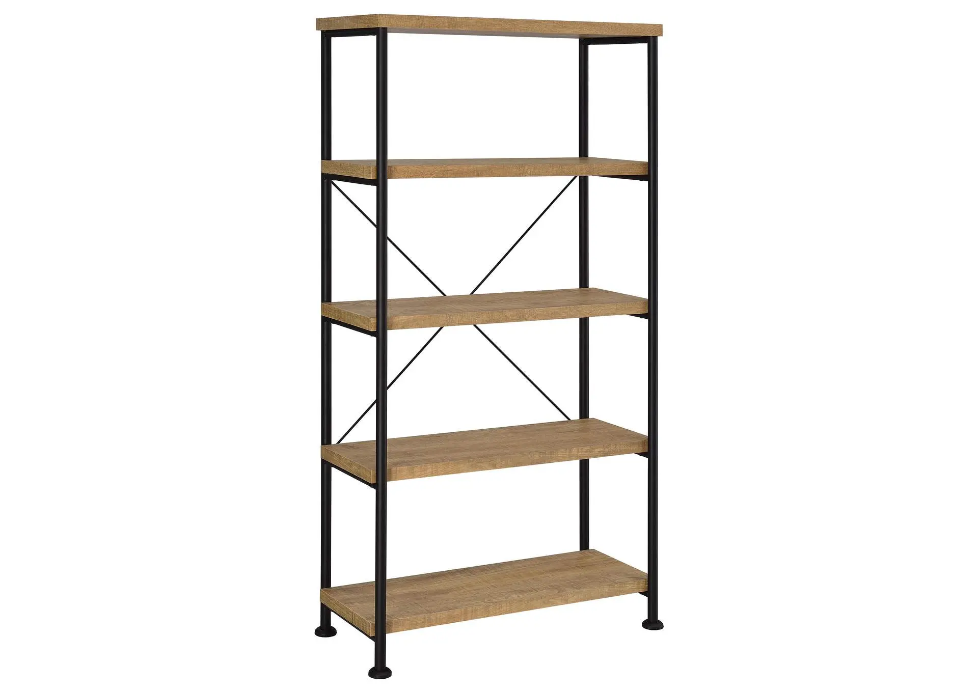 Analiese 63-inch 4-shelf Bookshelf Mango