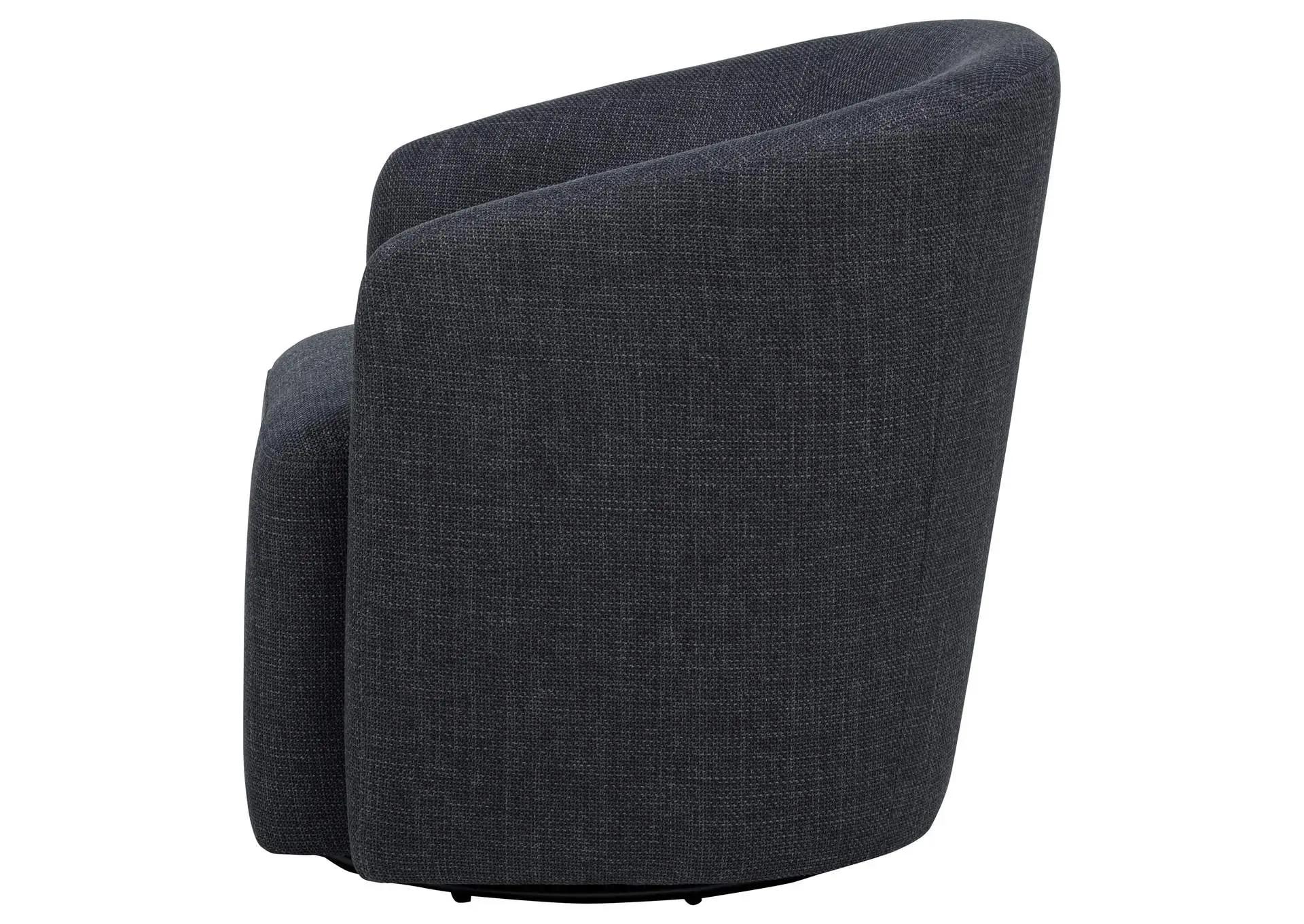 Mossbrook Fabric Upholstered Swivel Accent Chair Anthracite — view 5