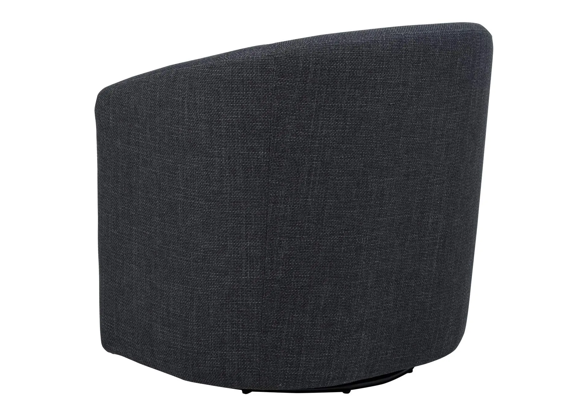 Mossbrook Fabric Upholstered Swivel Accent Chair Anthracite — view 6