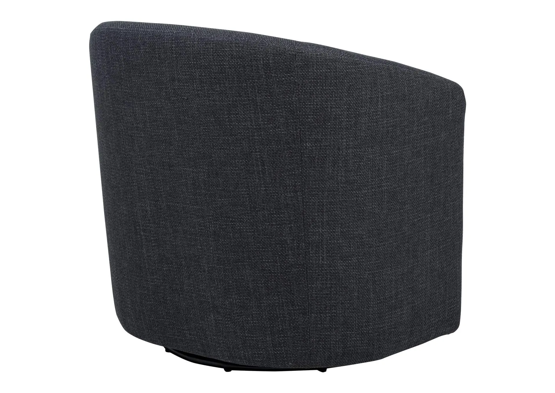 Mossbrook Fabric Upholstered Swivel Accent Chair Anthracite — view 7