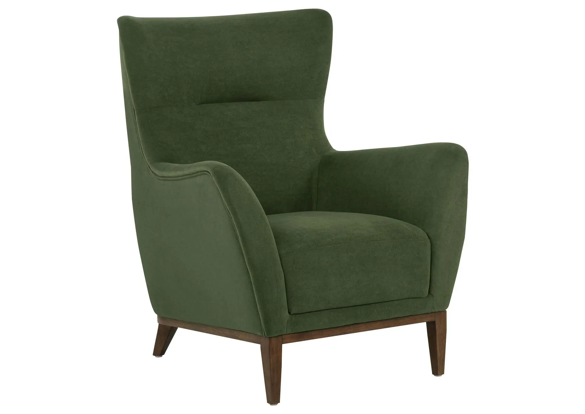 Catala Upholstered High Back Accent Chair Matcha and Coffee