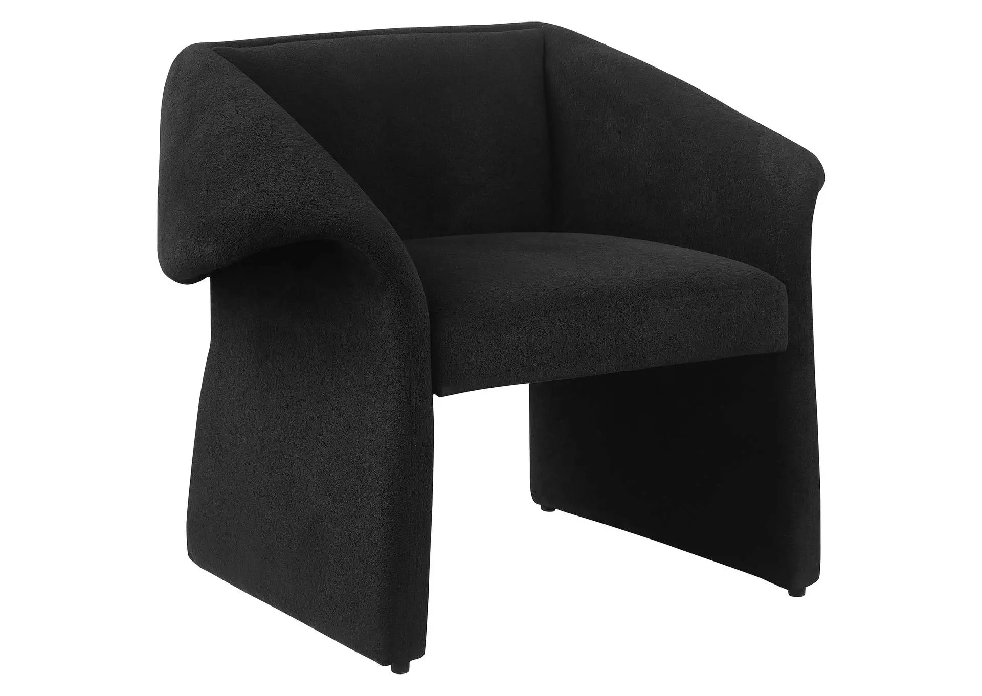 Ramsey Upholstered Sloped Arm Accent Chair Black