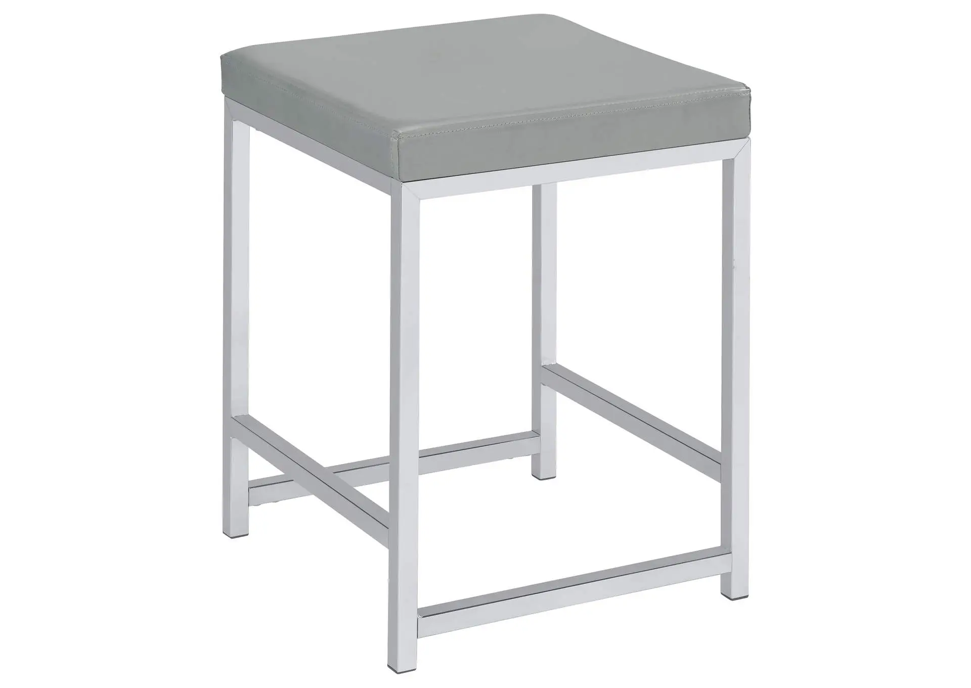 Umbridge Upholstered Square Padded Cushion Vanity Stool