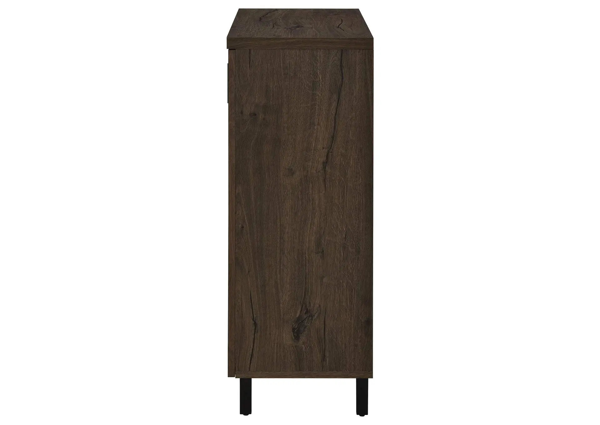 Brixton 2-door Entryway Shoe Storage Cabinets Smoked Oak — view 6