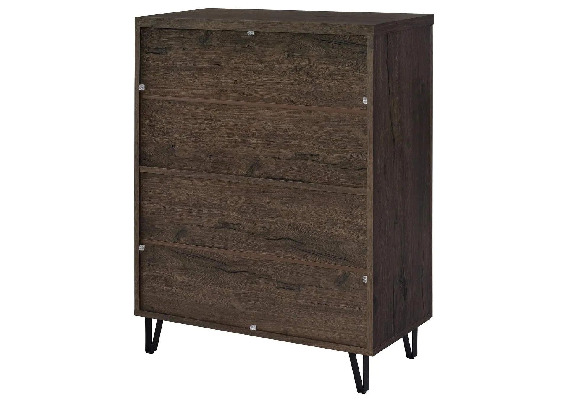 Brixton 2-door Entryway Shoe Storage Cabinets Smoked Oak — view 8