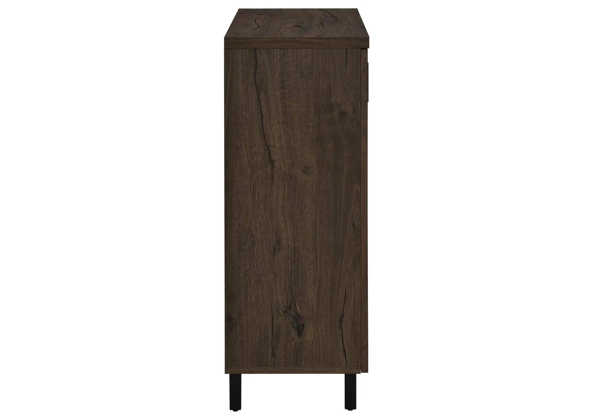Brixton 2-door Entryway Shoe Storage Cabinets Smoked Oak — view 9